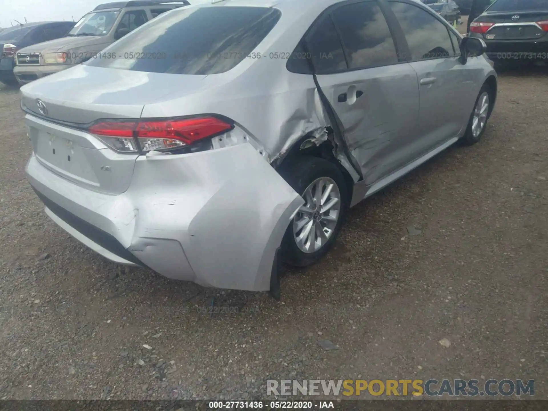 6 Photograph of a damaged car 5YFHPRAE2LP019821 TOYOTA COROLLA 2020