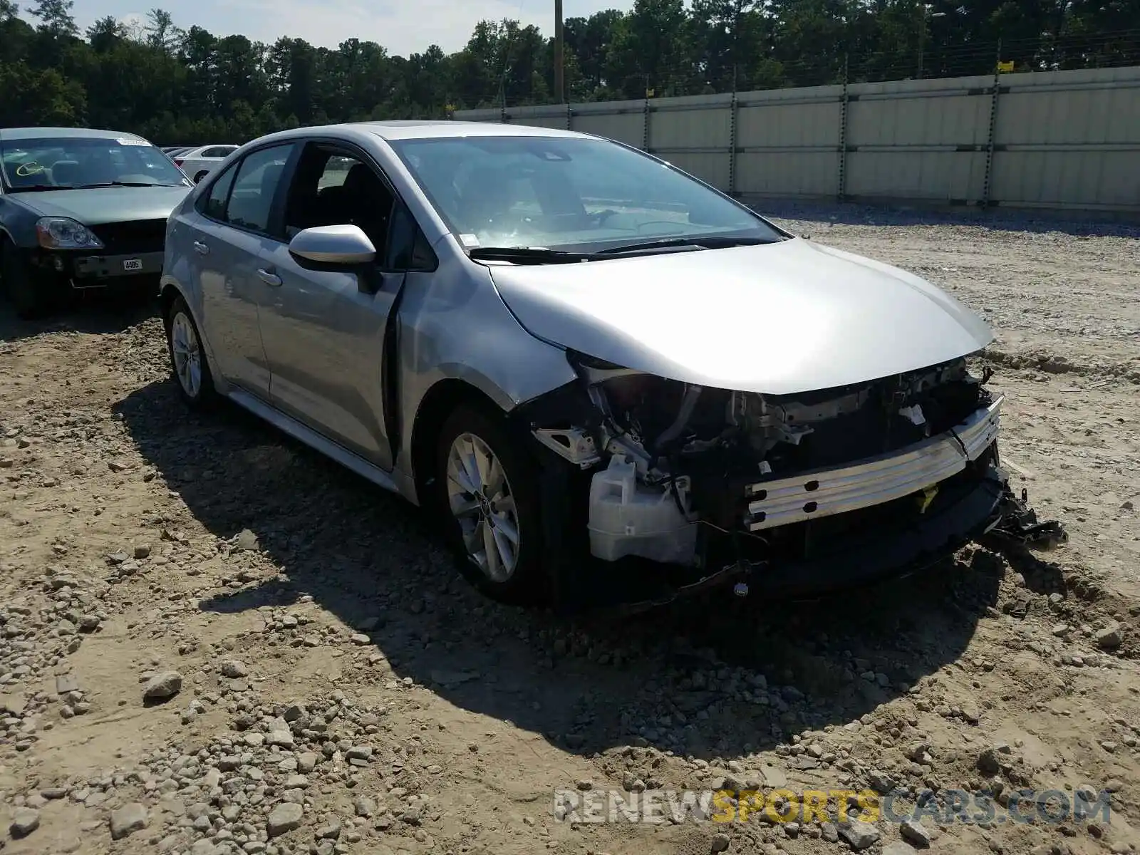 1 Photograph of a damaged car 5YFHPRAE2LP021116 TOYOTA COROLLA 2020