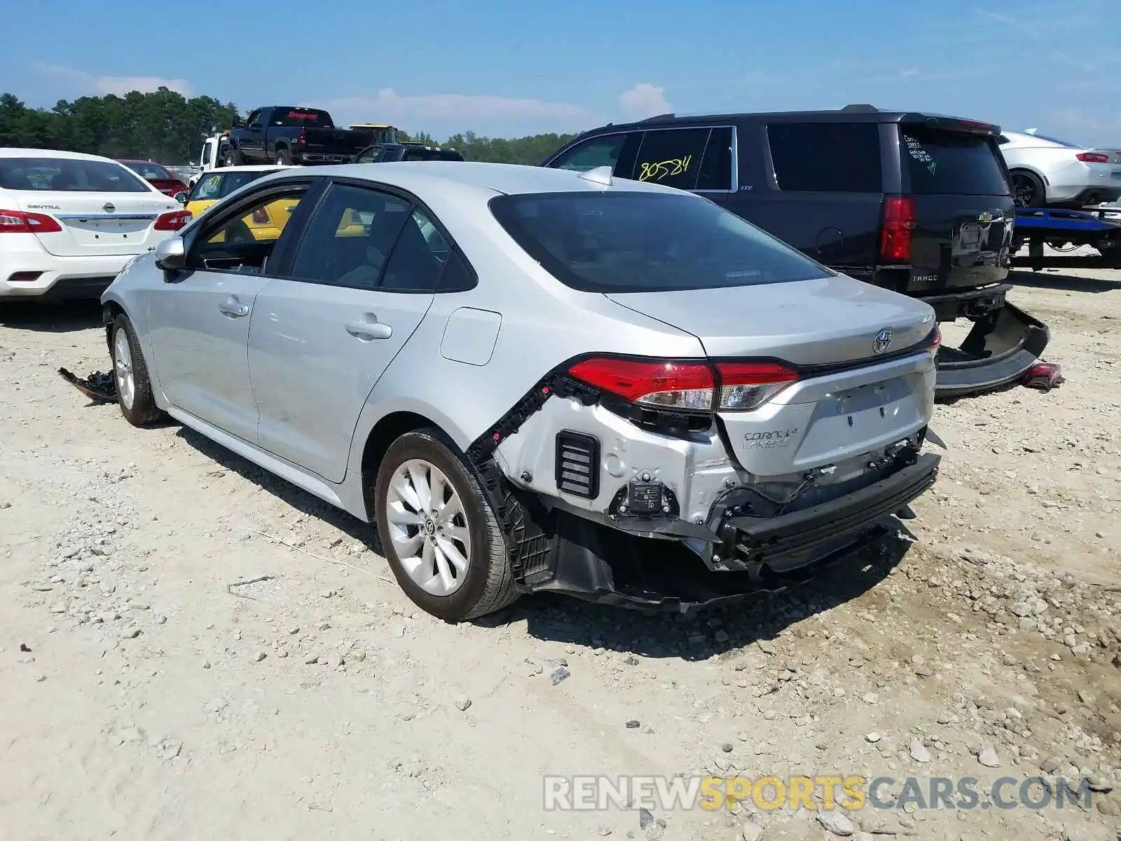 3 Photograph of a damaged car 5YFHPRAE2LP021116 TOYOTA COROLLA 2020