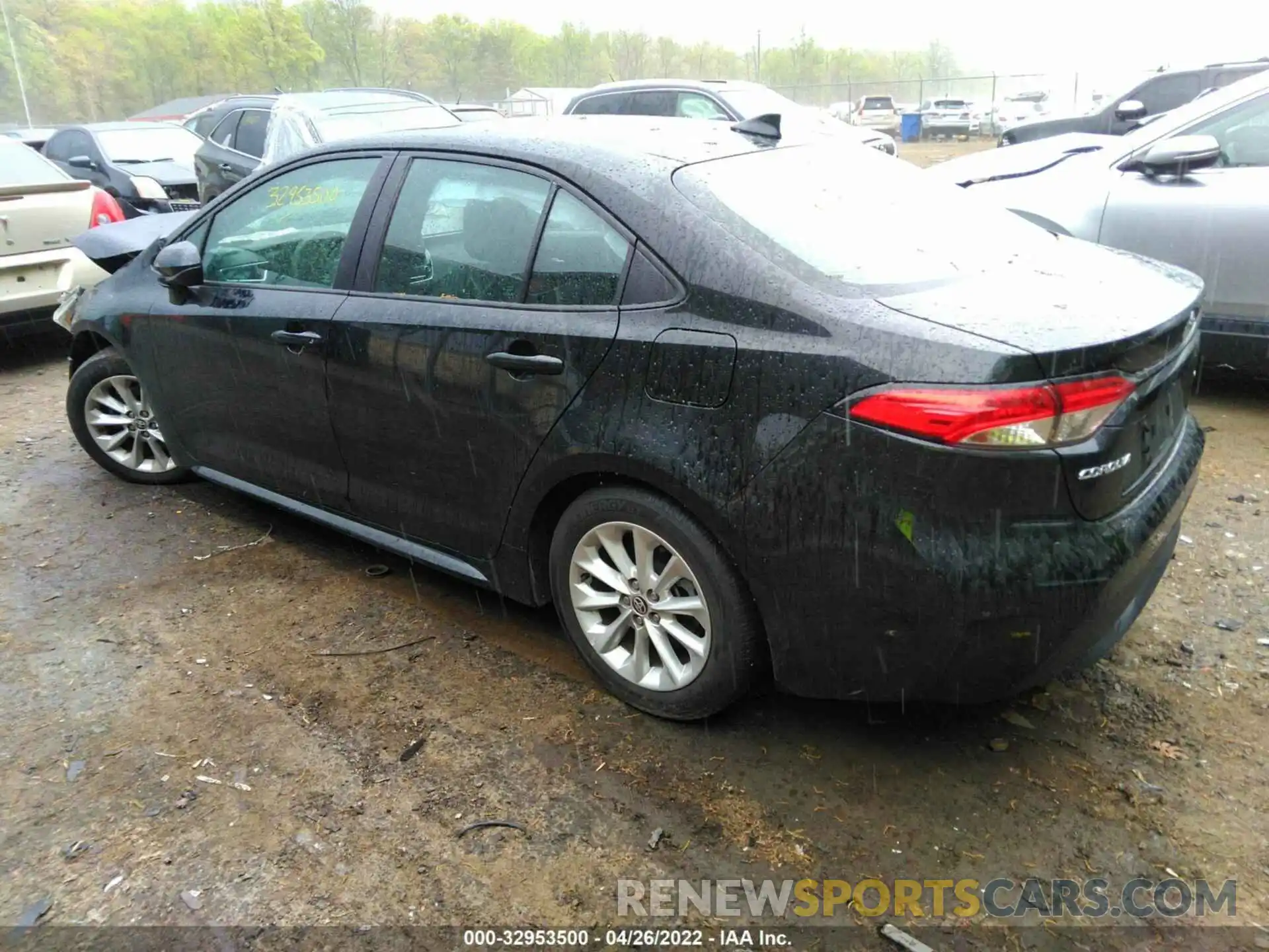 3 Photograph of a damaged car 5YFHPRAE2LP037784 TOYOTA COROLLA 2020