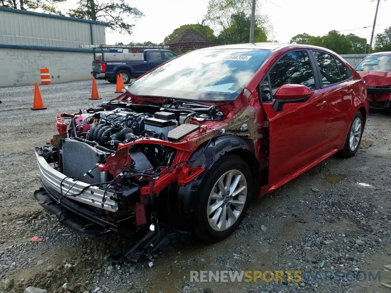 2 Photograph of a damaged car 5YFHPRAE2LP050728 TOYOTA COROLLA 2020