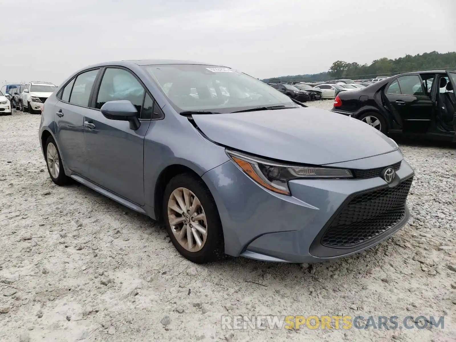 1 Photograph of a damaged car 5YFHPRAE2LP087939 TOYOTA COROLLA 2020