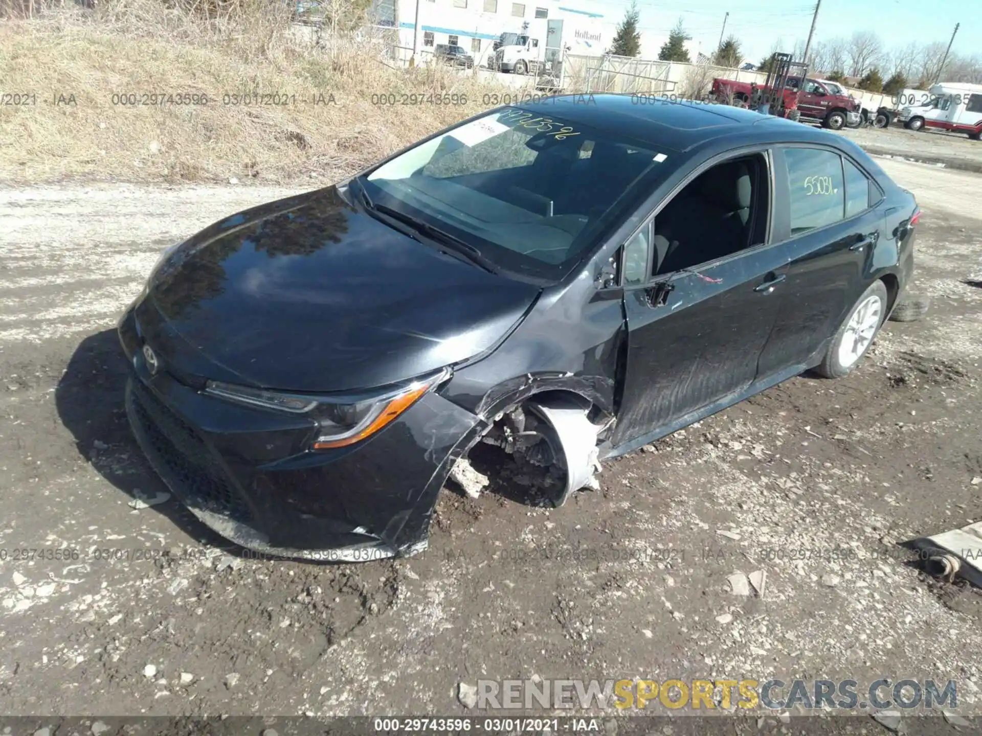 2 Фотография поврежденного автомобиля 5YFHPRAE3LP004406 TOYOTA COROLLA 2020