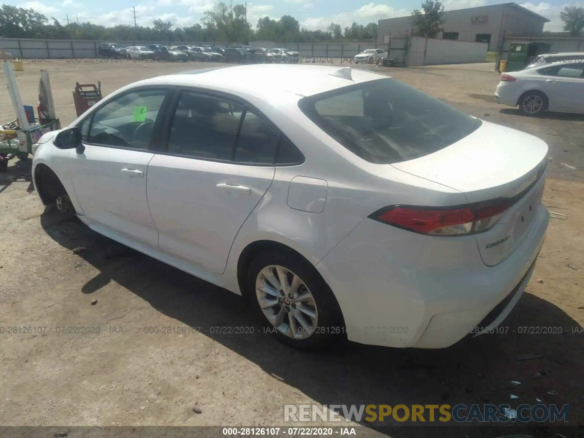 3 Photograph of a damaged car 5YFHPRAE3LP020895 TOYOTA COROLLA 2020