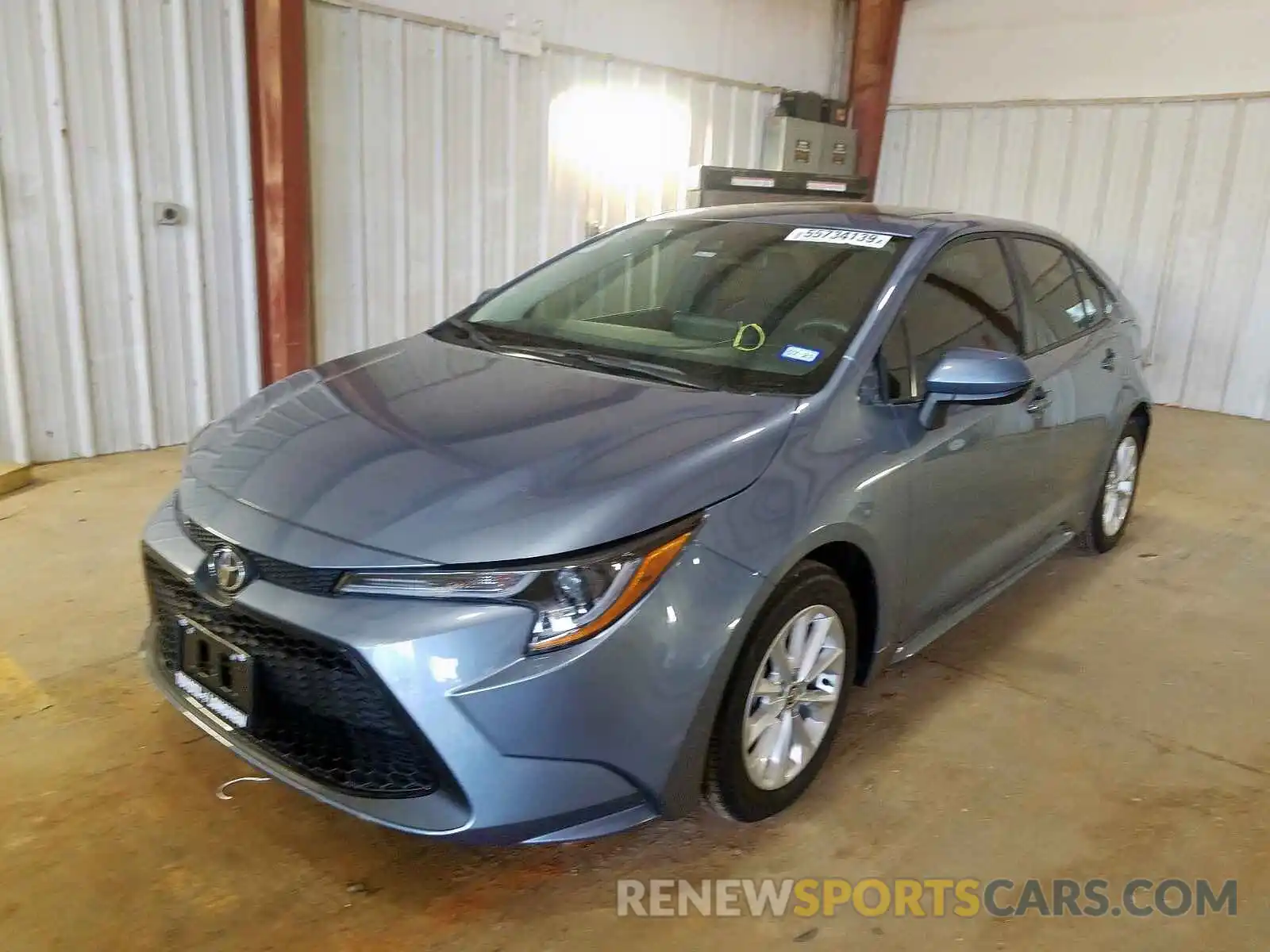 2 Photograph of a damaged car 5YFHPRAE3LP030004 TOYOTA COROLLA 2020