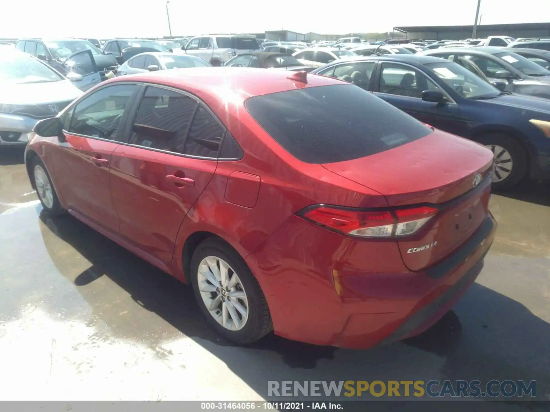 3 Photograph of a damaged car 5YFHPRAE3LP030505 TOYOTA COROLLA 2020