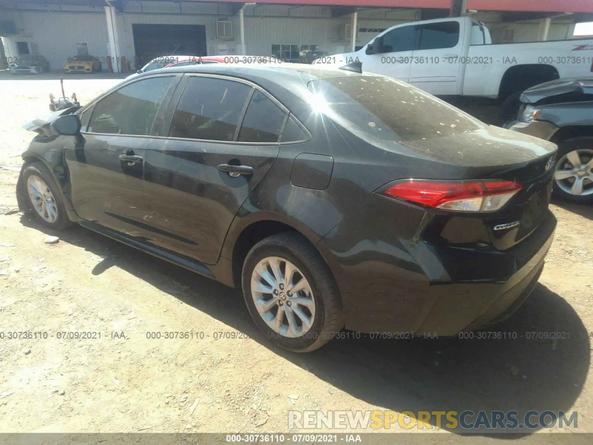 3 Photograph of a damaged car 5YFHPRAE3LP043125 TOYOTA COROLLA 2020