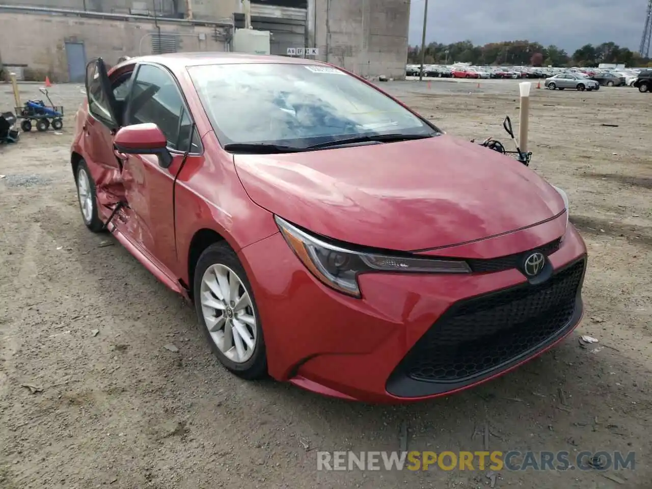 1 Photograph of a damaged car 5YFHPRAE3LP067845 TOYOTA COROLLA 2020