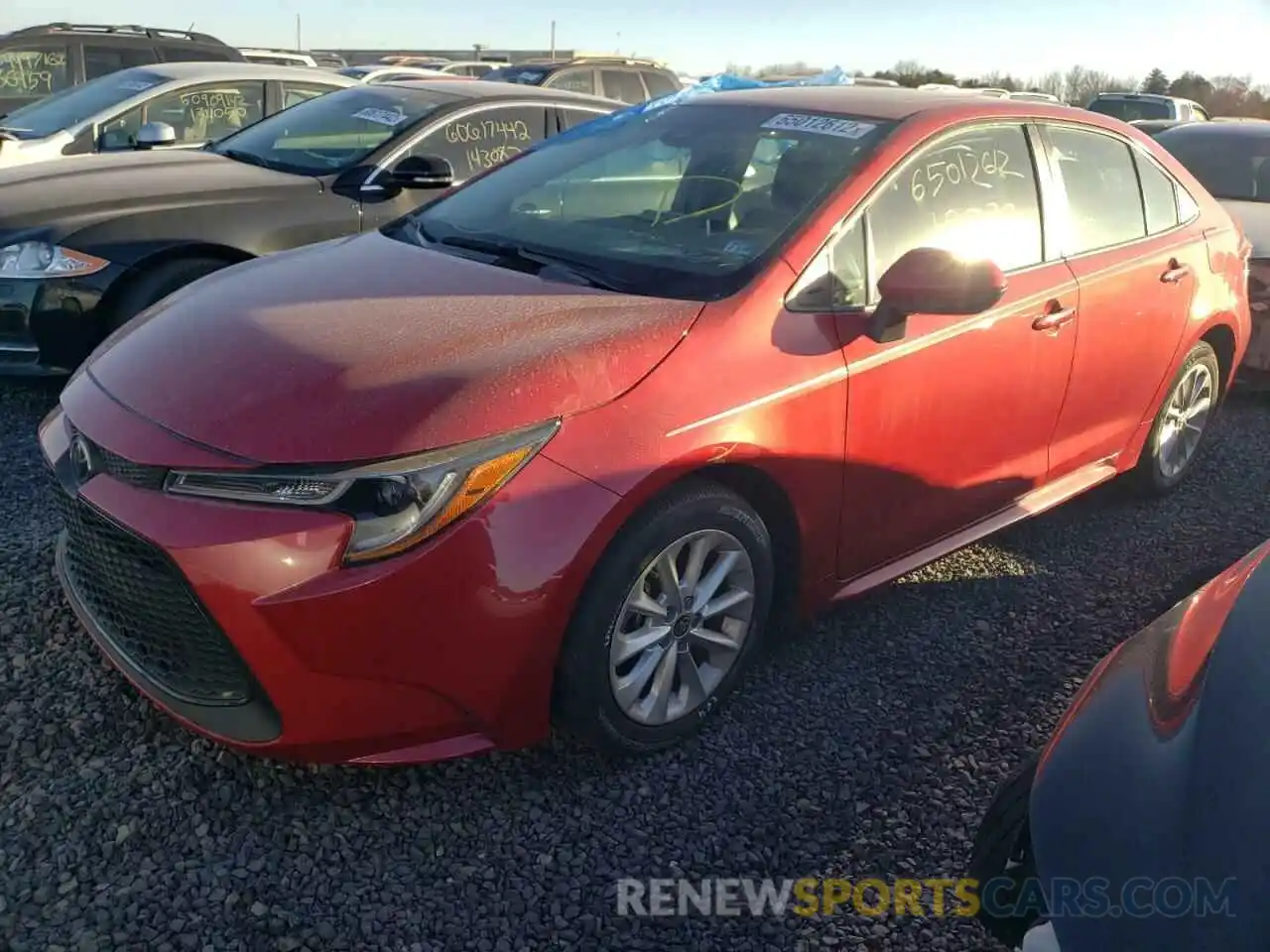 2 Photograph of a damaged car 5YFHPRAE3LP067845 TOYOTA COROLLA 2020