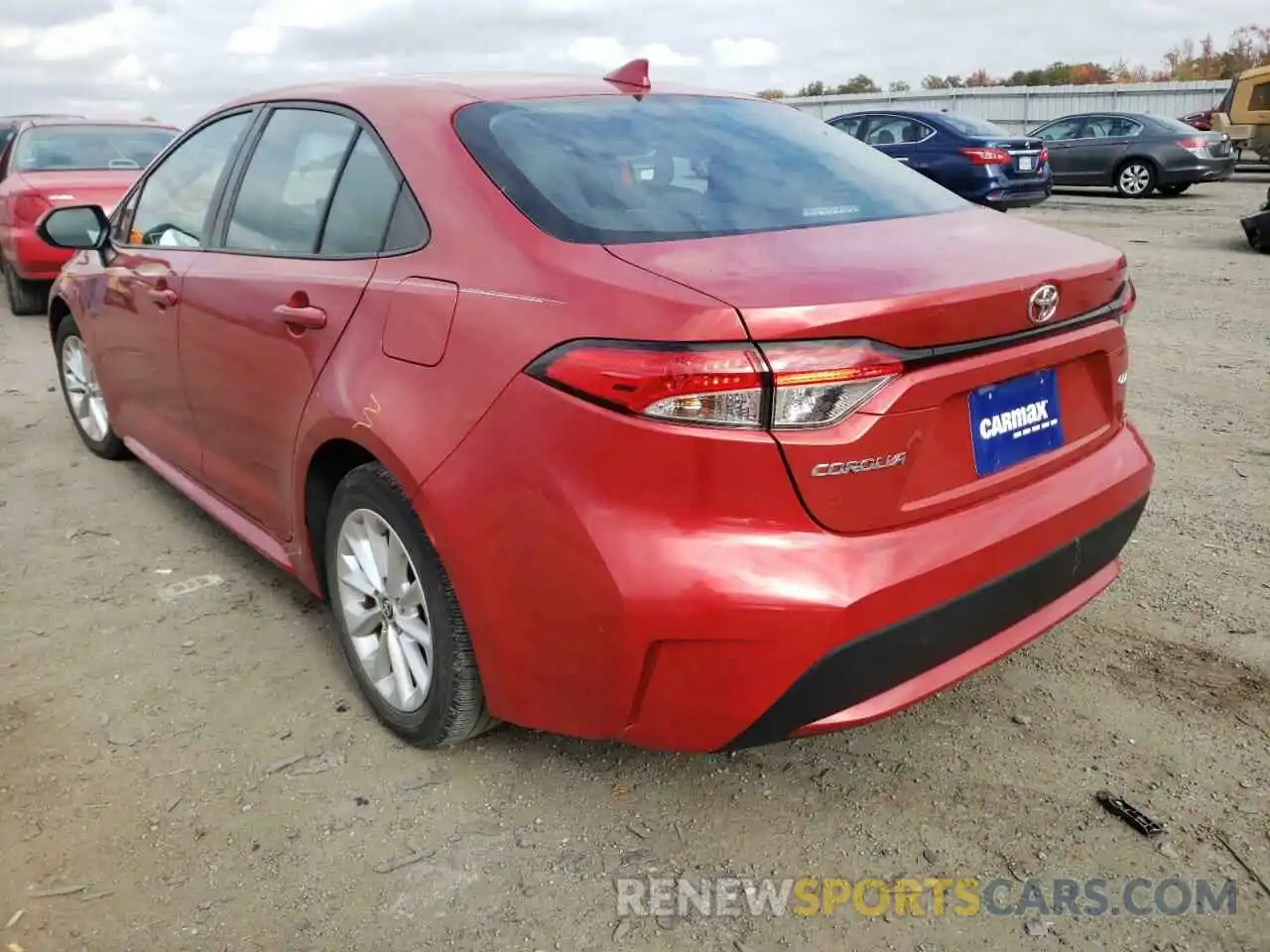 3 Photograph of a damaged car 5YFHPRAE3LP067845 TOYOTA COROLLA 2020