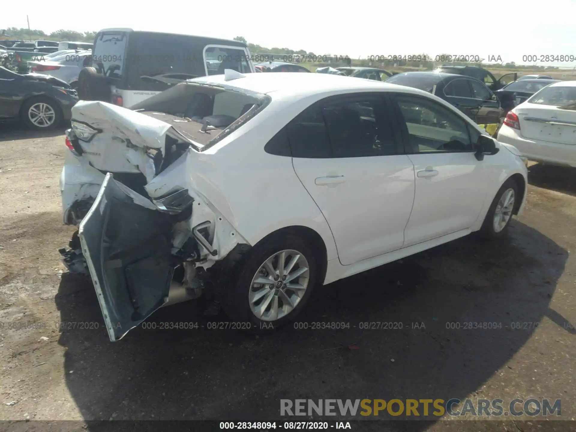 4 Photograph of a damaged car 5YFHPRAE4LP009355 TOYOTA COROLLA 2020