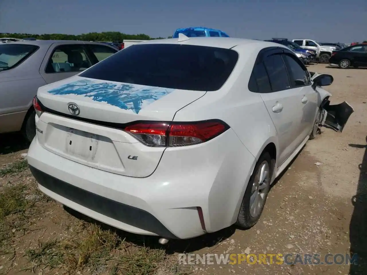 4 Photograph of a damaged car 5YFHPRAE4LP021165 TOYOTA COROLLA 2020