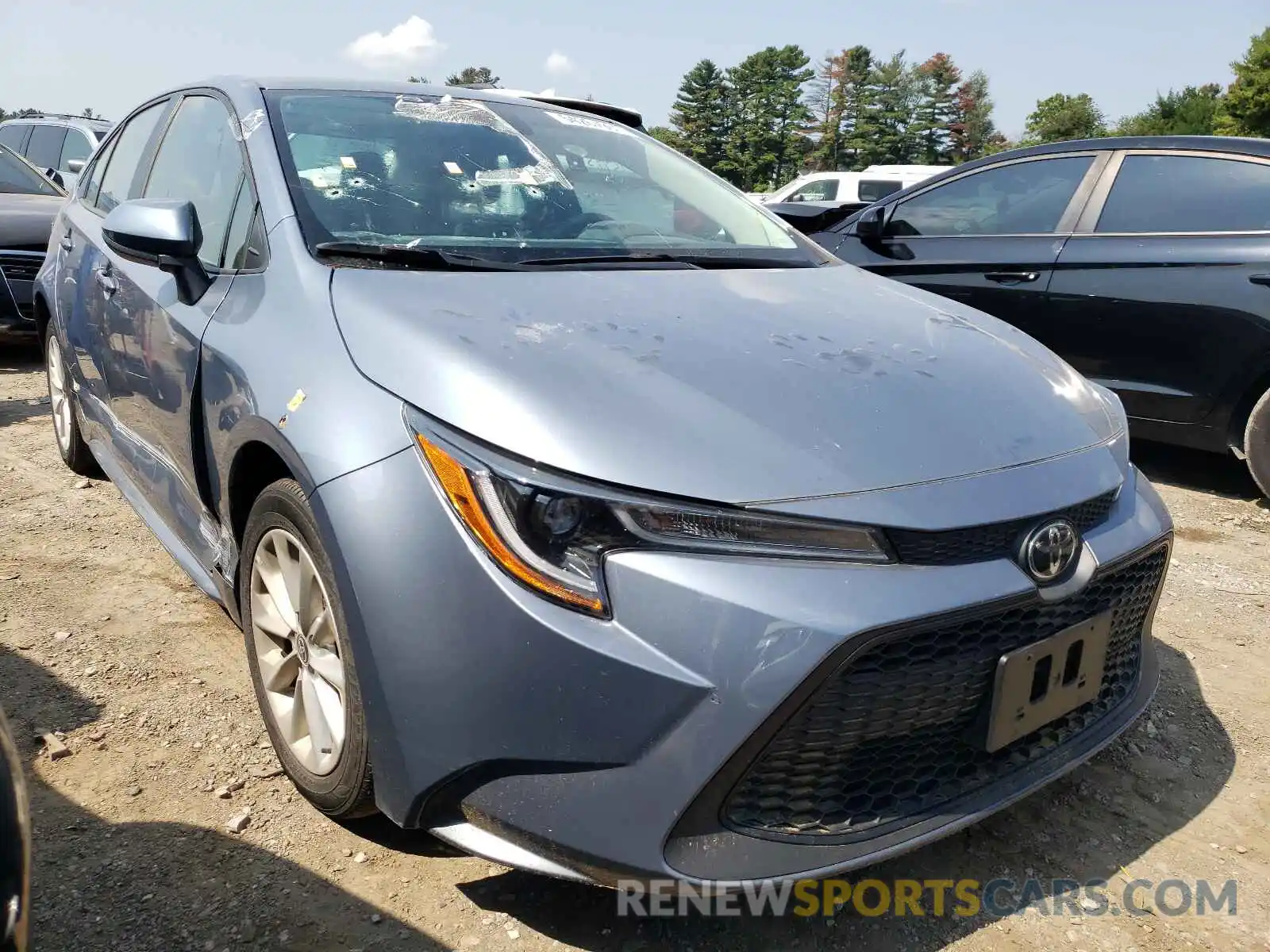 1 Photograph of a damaged car 5YFHPRAE5LP007159 TOYOTA COROLLA 2020