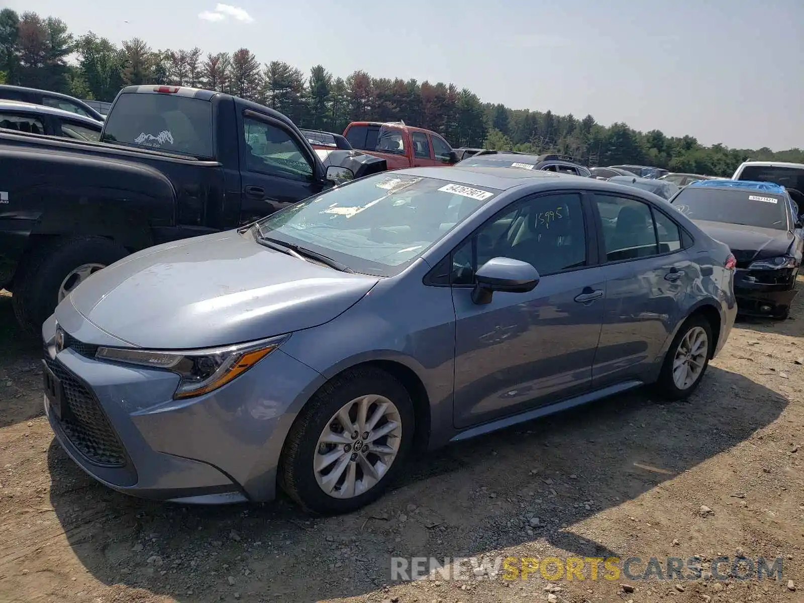 2 Photograph of a damaged car 5YFHPRAE5LP007159 TOYOTA COROLLA 2020