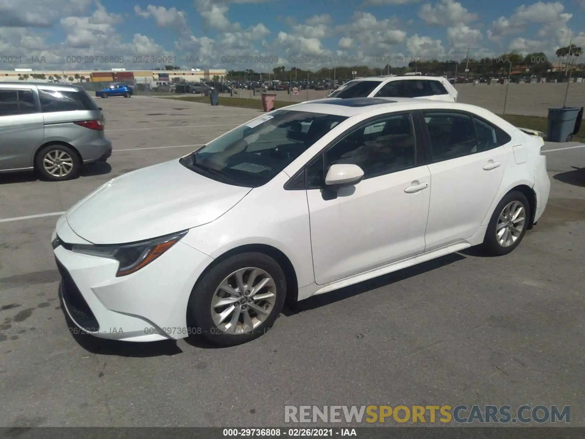 2 Photograph of a damaged car 5YFHPRAE5LP007906 TOYOTA COROLLA 2020