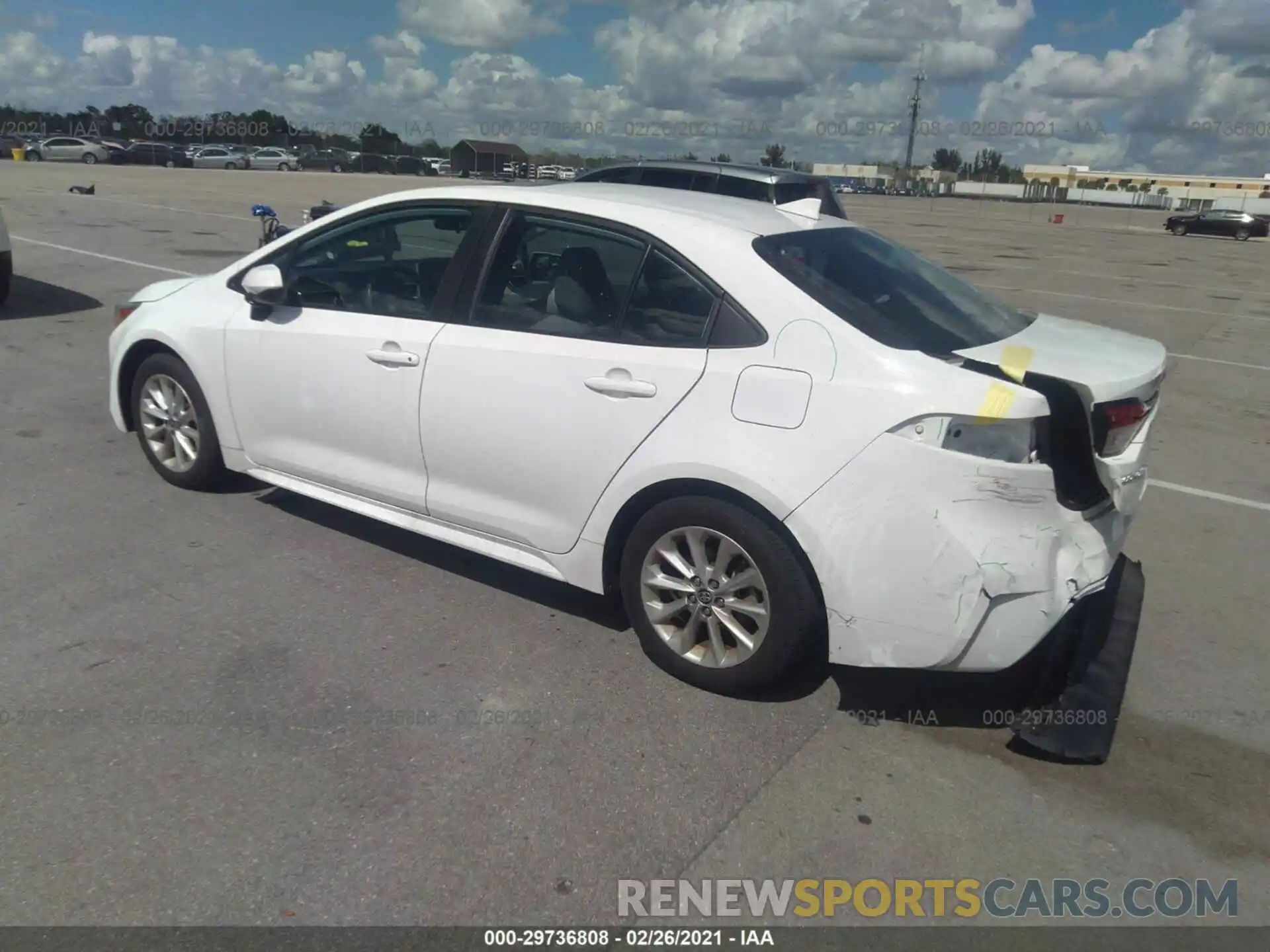 3 Photograph of a damaged car 5YFHPRAE5LP007906 TOYOTA COROLLA 2020