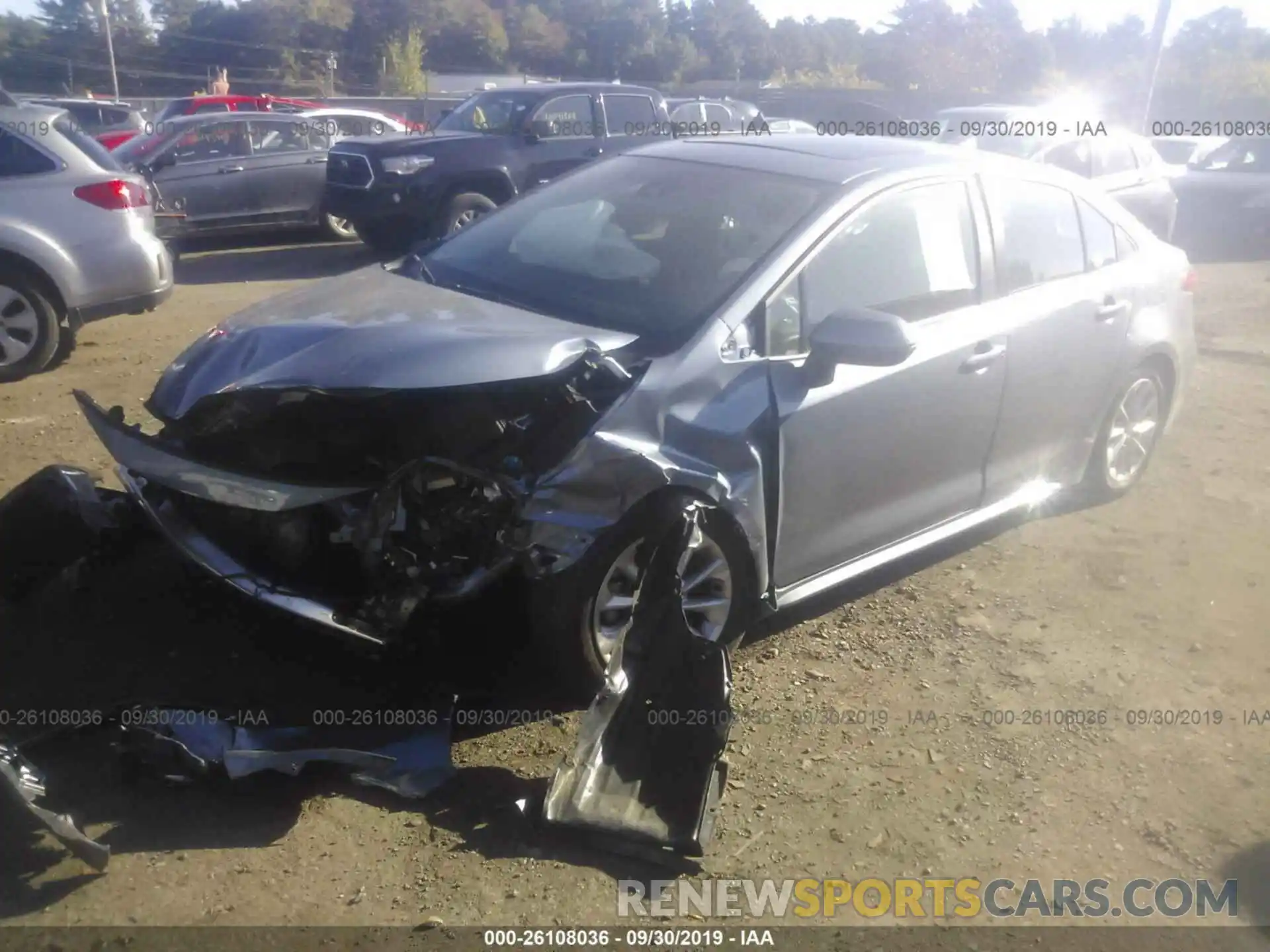 2 Photograph of a damaged car 5YFHPRAE5LP012779 TOYOTA COROLLA 2020