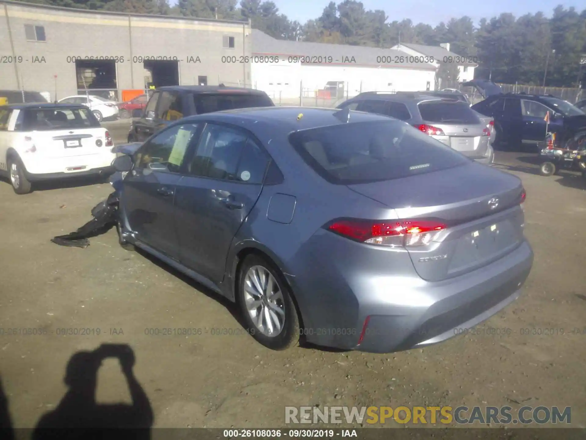 3 Photograph of a damaged car 5YFHPRAE5LP012779 TOYOTA COROLLA 2020