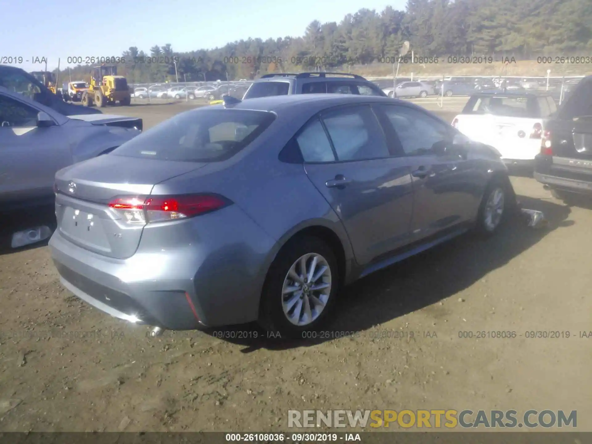 4 Photograph of a damaged car 5YFHPRAE5LP012779 TOYOTA COROLLA 2020