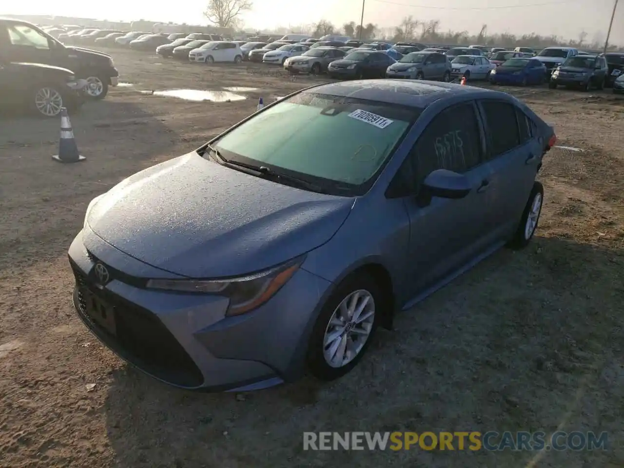 2 Photograph of a damaged car 5YFHPRAE5LP017030 TOYOTA COROLLA 2020