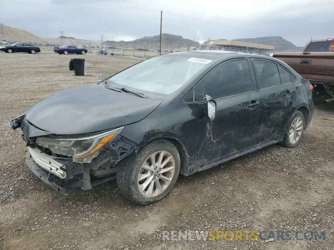 1 Photograph of a damaged car 5YFHPRAE5LP032109 TOYOTA COROLLA 2020