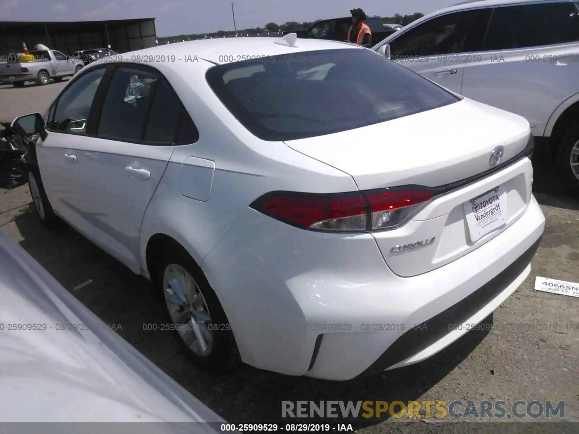 3 Photograph of a damaged car 5YFHPRAE6LP017263 TOYOTA COROLLA 2020