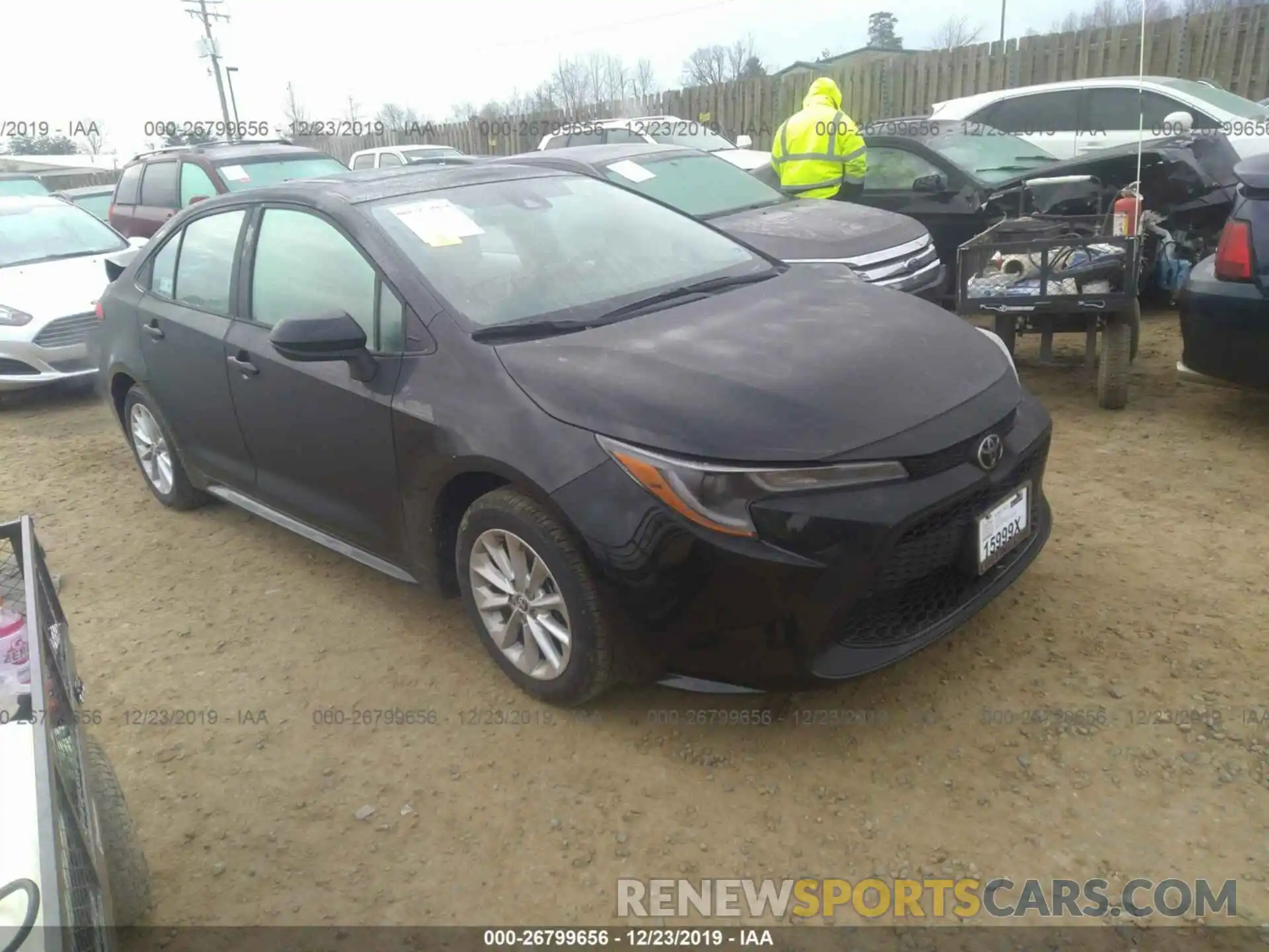 1 Photograph of a damaged car 5YFHPRAE6LP064907 TOYOTA COROLLA 2020