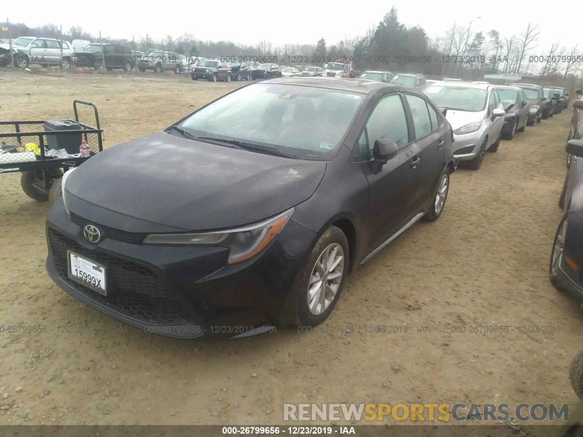 2 Photograph of a damaged car 5YFHPRAE6LP064907 TOYOTA COROLLA 2020