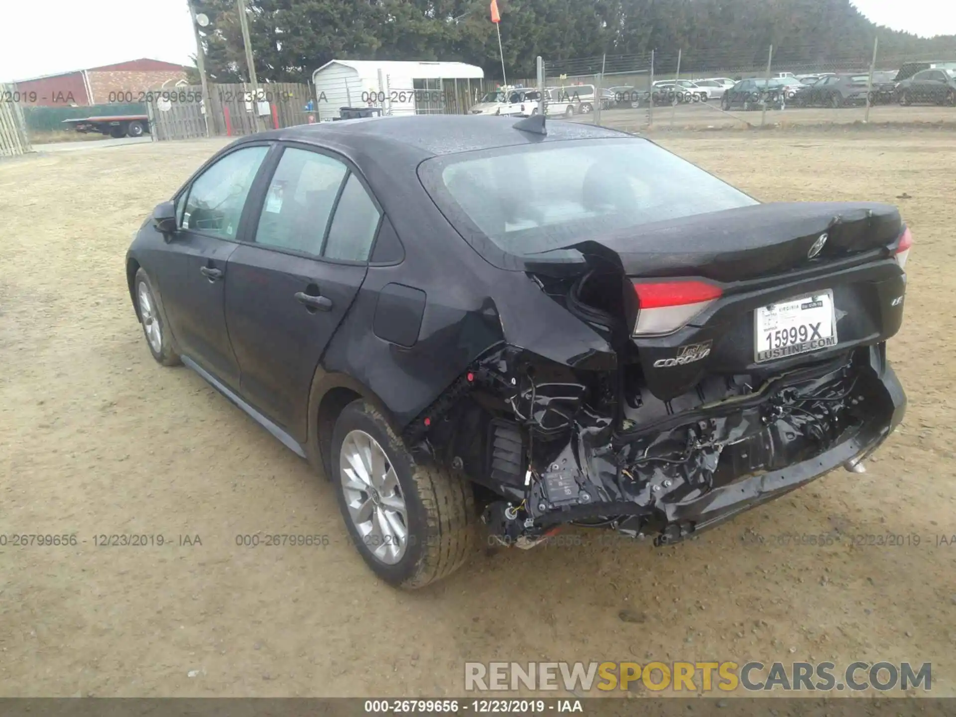 3 Photograph of a damaged car 5YFHPRAE6LP064907 TOYOTA COROLLA 2020