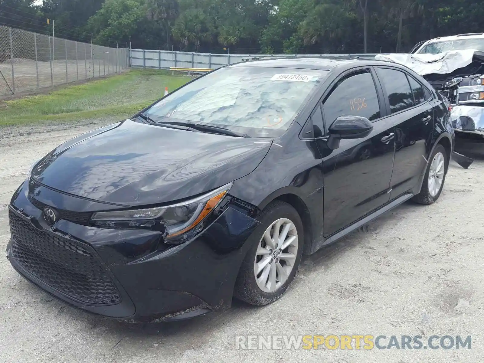 2 Photograph of a damaged car 5YFHPRAE7LP008748 TOYOTA COROLLA 2020