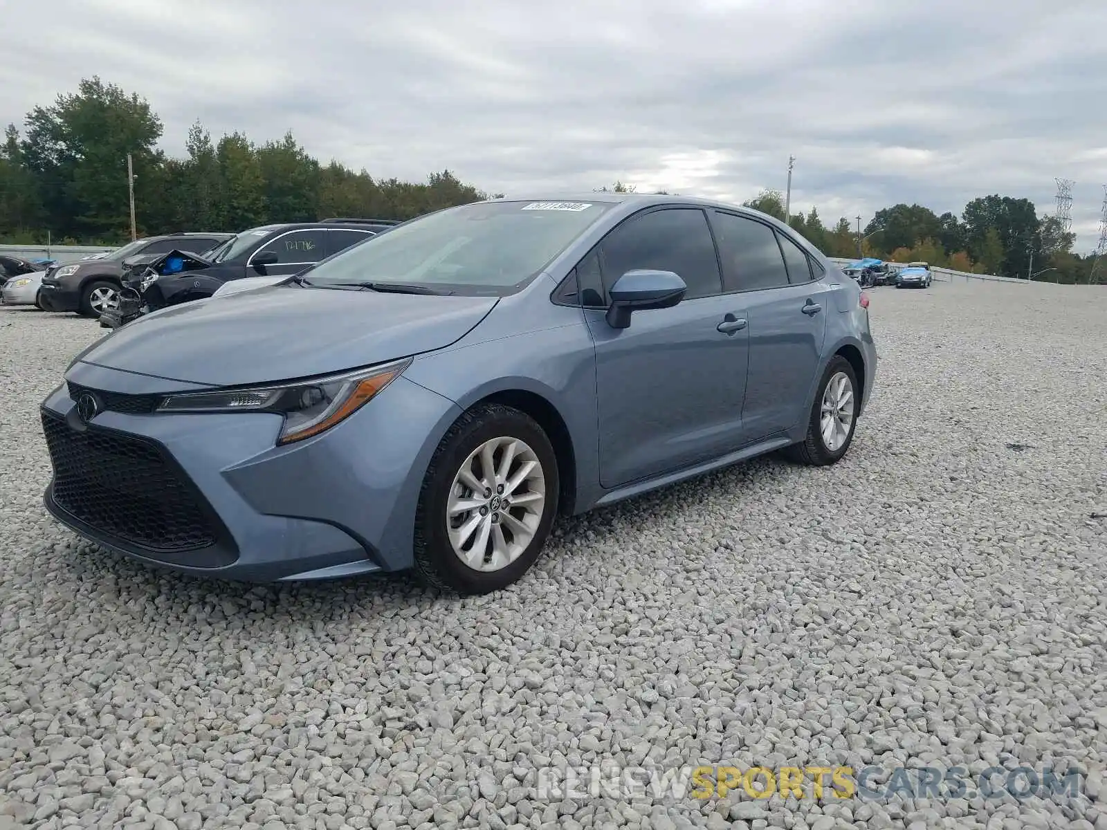 2 Photograph of a damaged car 5YFHPRAE7LP026098 TOYOTA COROLLA 2020