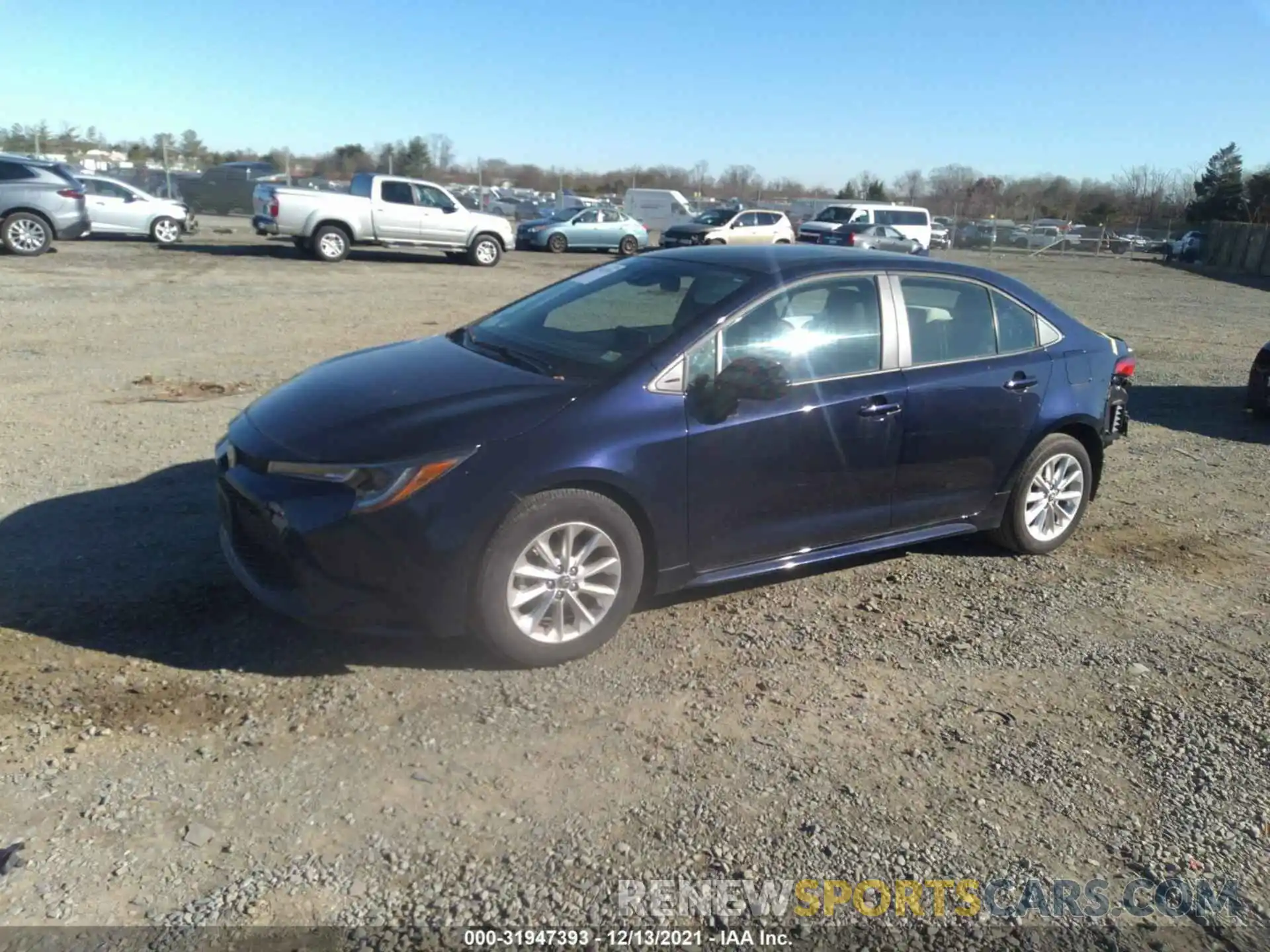 2 Photograph of a damaged car 5YFHPRAE7LP046349 TOYOTA COROLLA 2020