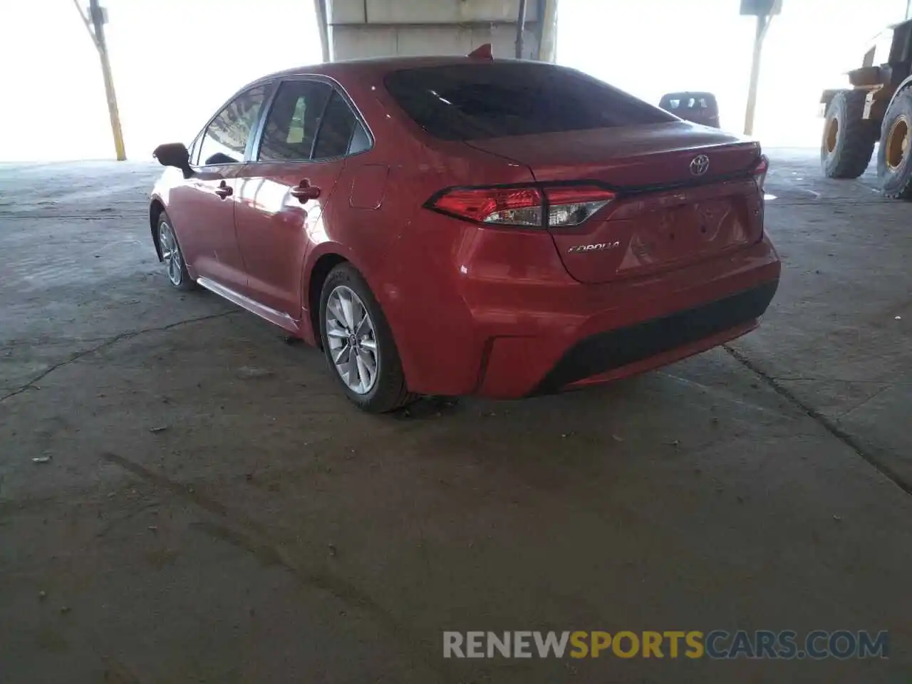 3 Photograph of a damaged car 5YFHPRAE7LP140392 TOYOTA COROLLA 2020