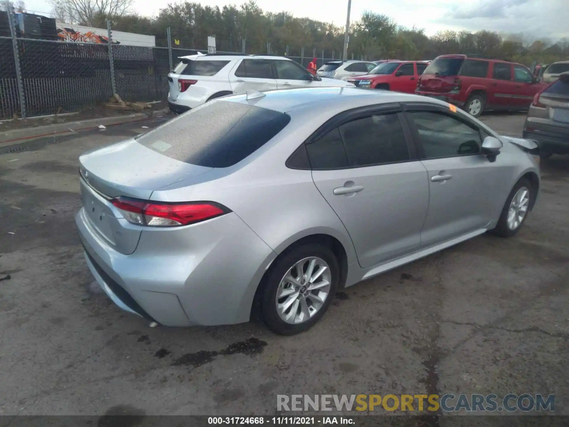 4 Photograph of a damaged car 5YFHPRAE8LP007169 TOYOTA COROLLA 2020