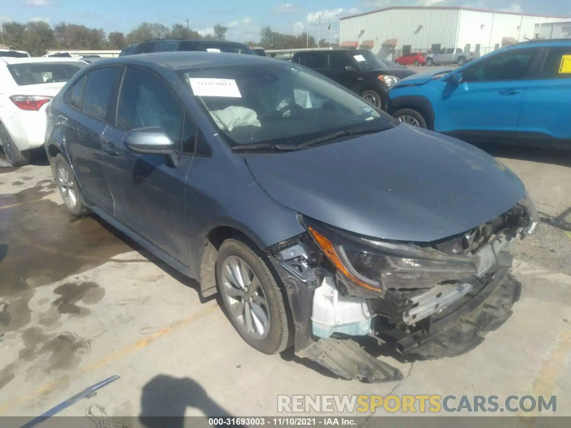 1 Photograph of a damaged car 5YFHPRAE8LP019984 TOYOTA COROLLA 2020