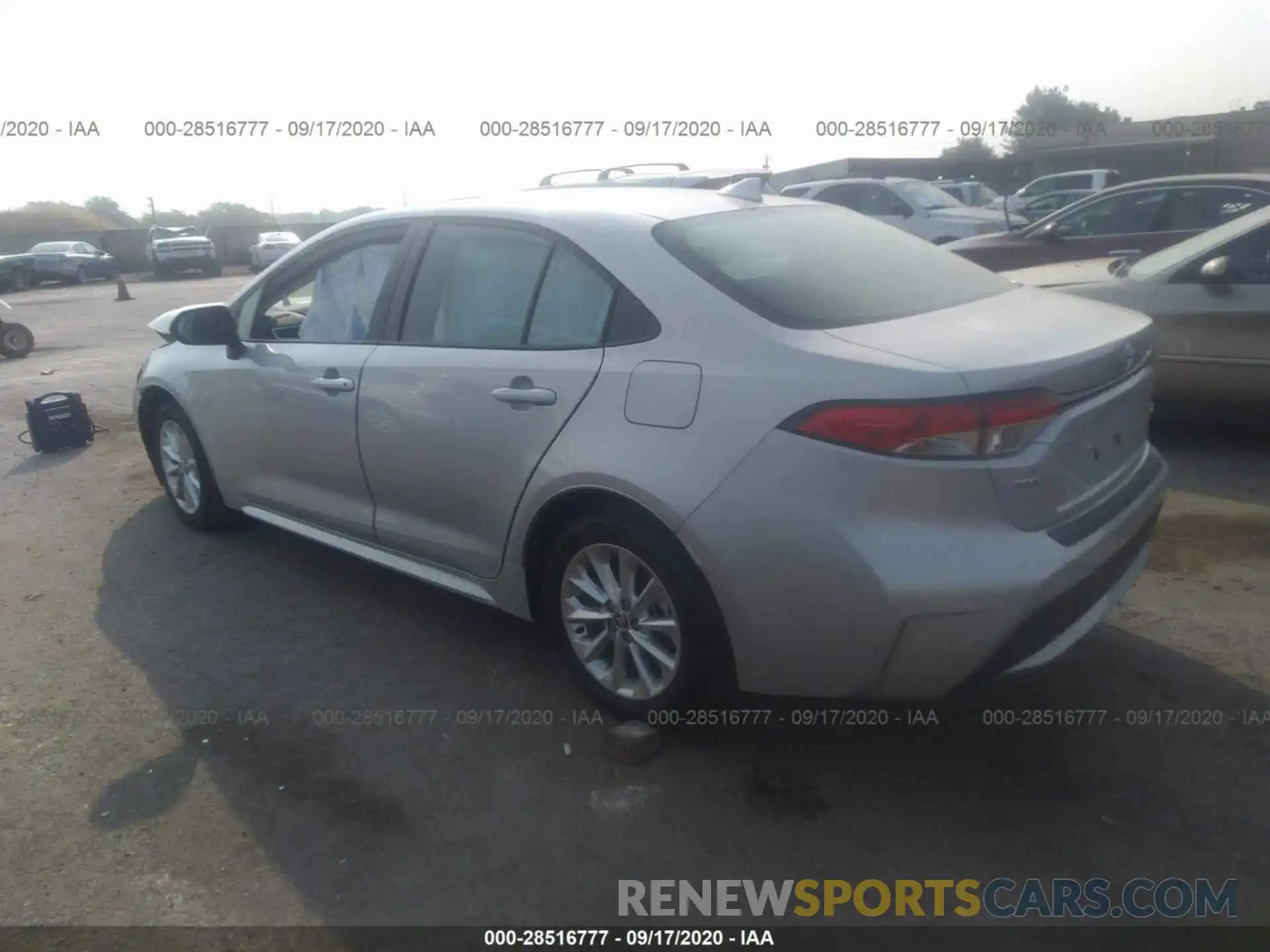 3 Photograph of a damaged car 5YFHPRAE8LP050331 TOYOTA COROLLA 2020