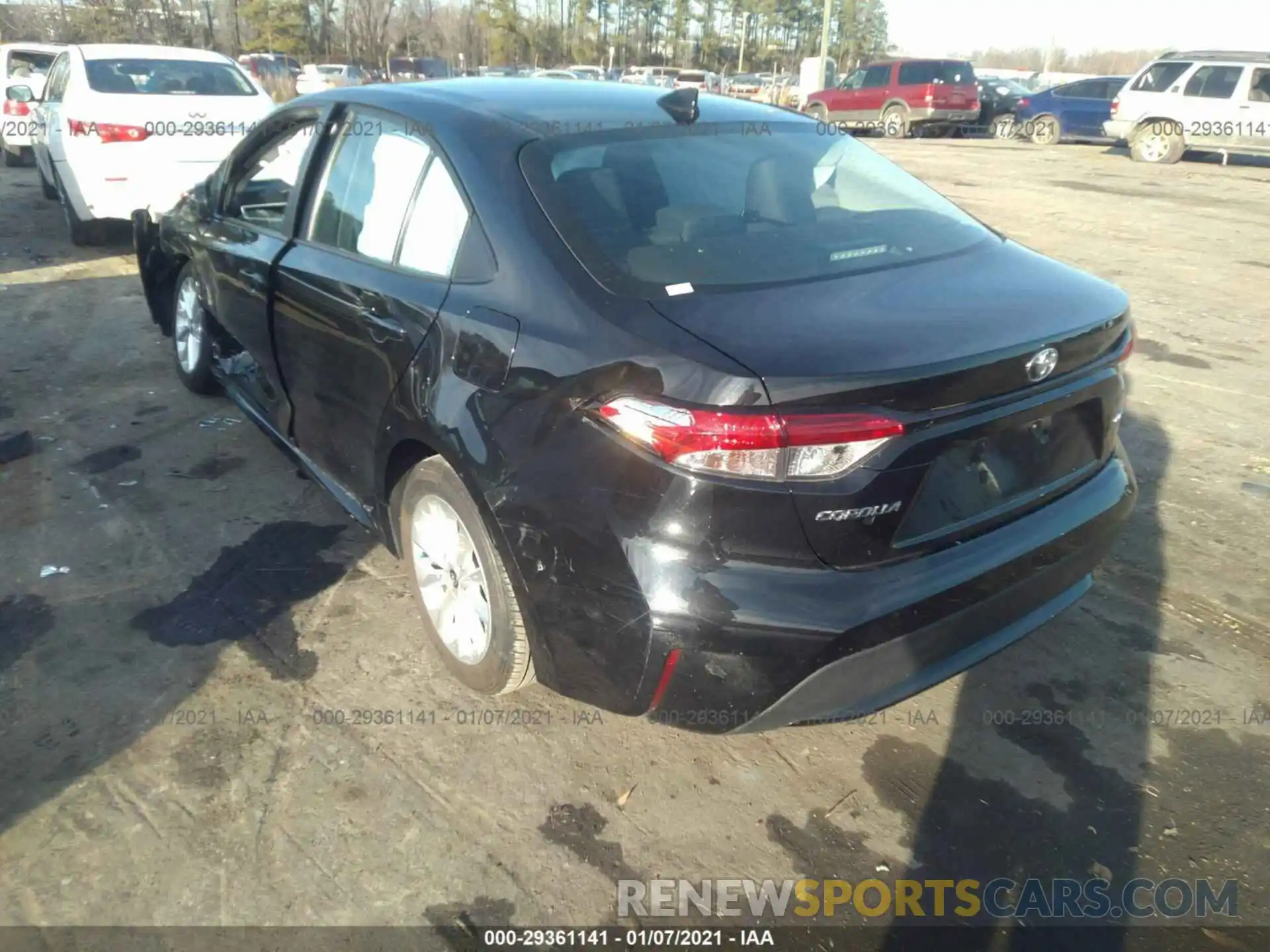 3 Photograph of a damaged car 5YFHPRAE8LP051771 TOYOTA COROLLA 2020