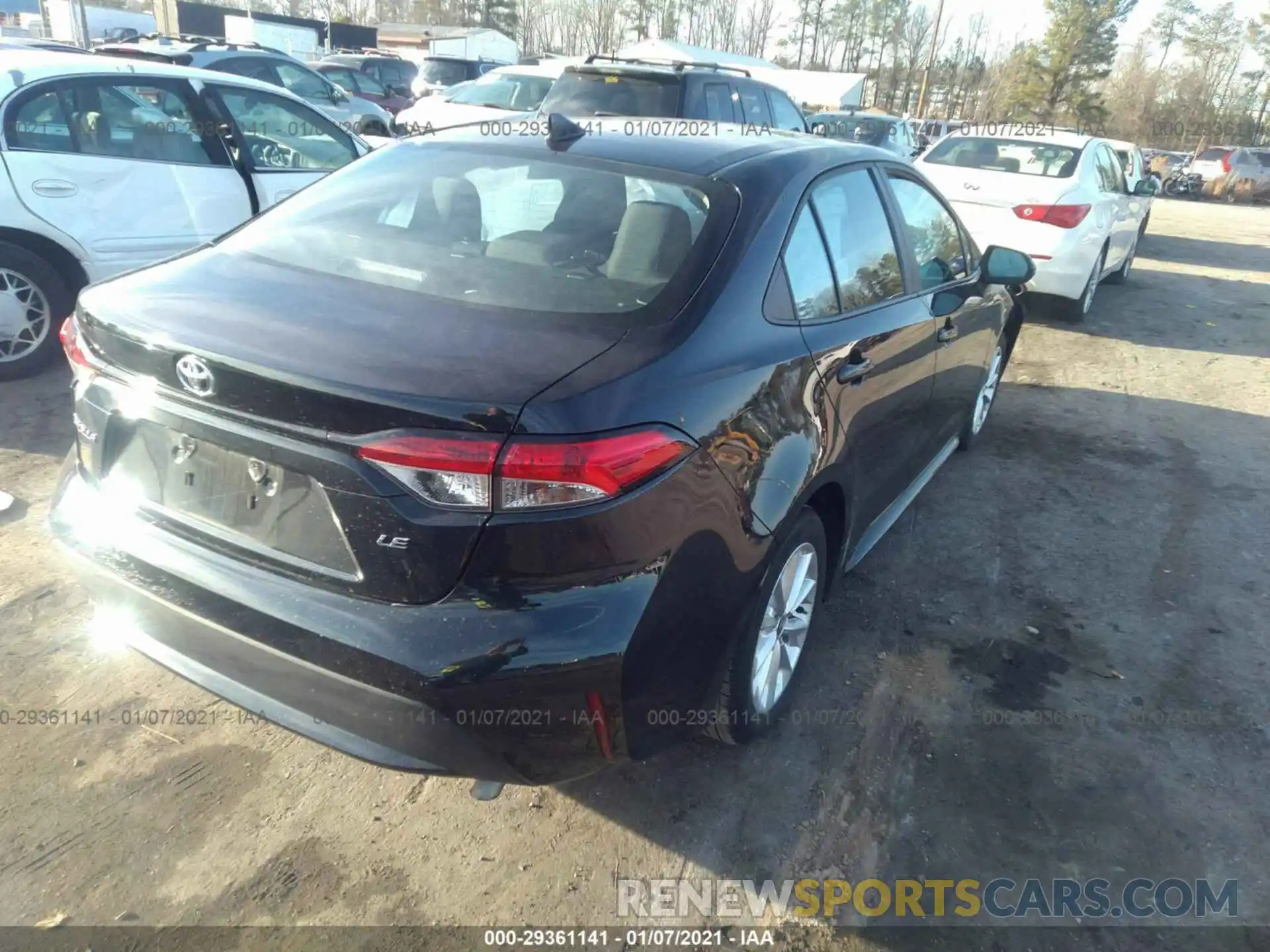 4 Photograph of a damaged car 5YFHPRAE8LP051771 TOYOTA COROLLA 2020