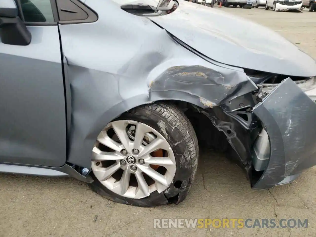 9 Photograph of a damaged car 5YFHPRAE9LP004913 TOYOTA COROLLA 2020