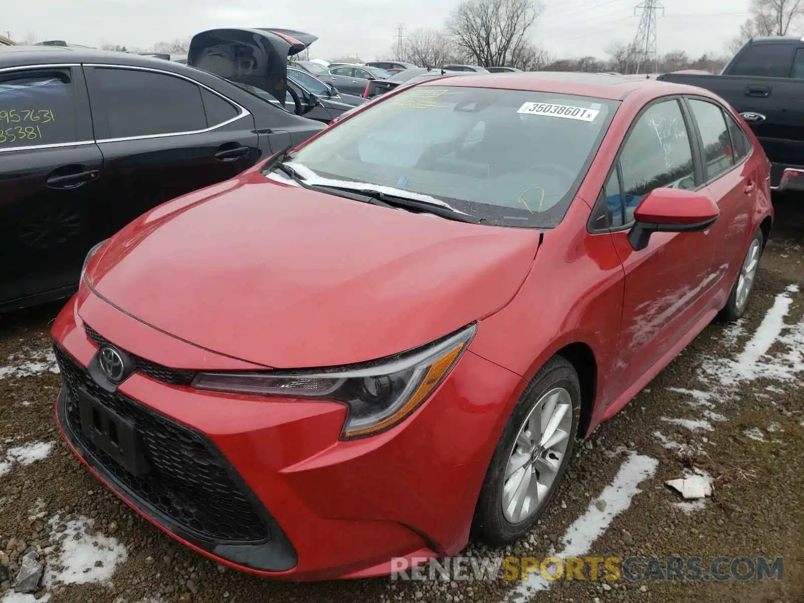 2 Photograph of a damaged car 5YFHPRAE9LP026622 TOYOTA COROLLA 2020