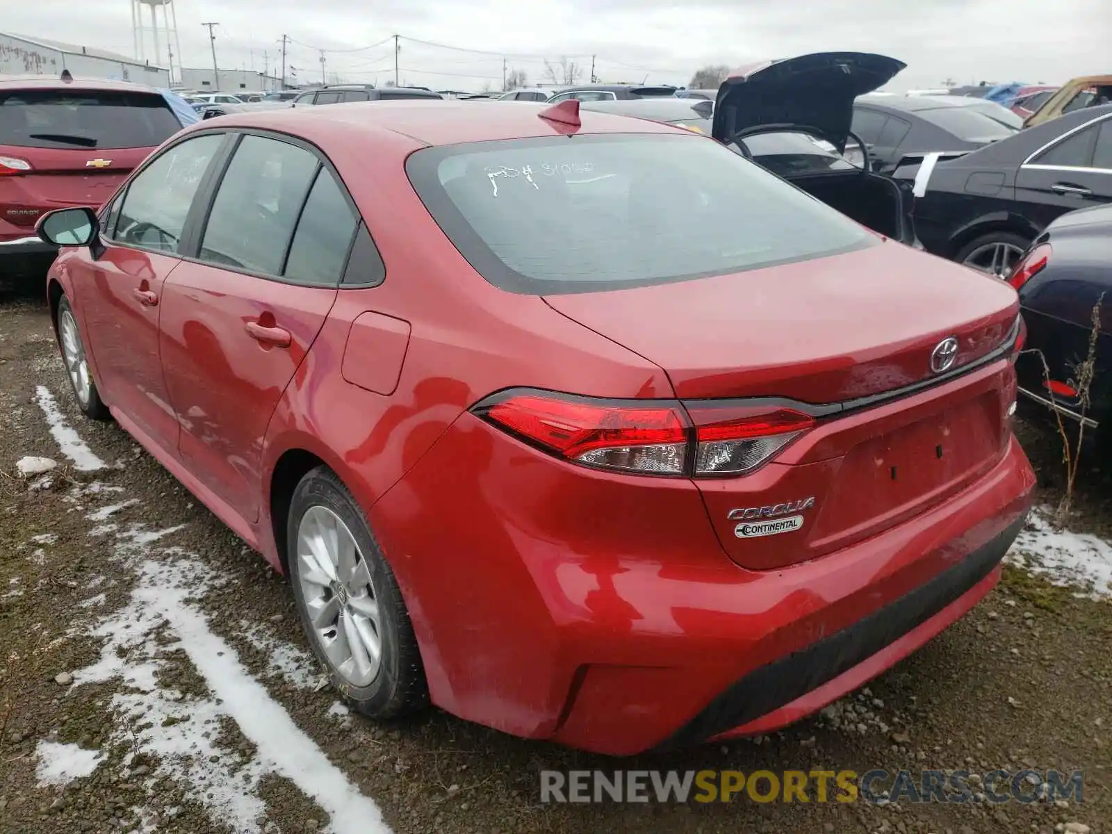 3 Photograph of a damaged car 5YFHPRAE9LP026622 TOYOTA COROLLA 2020