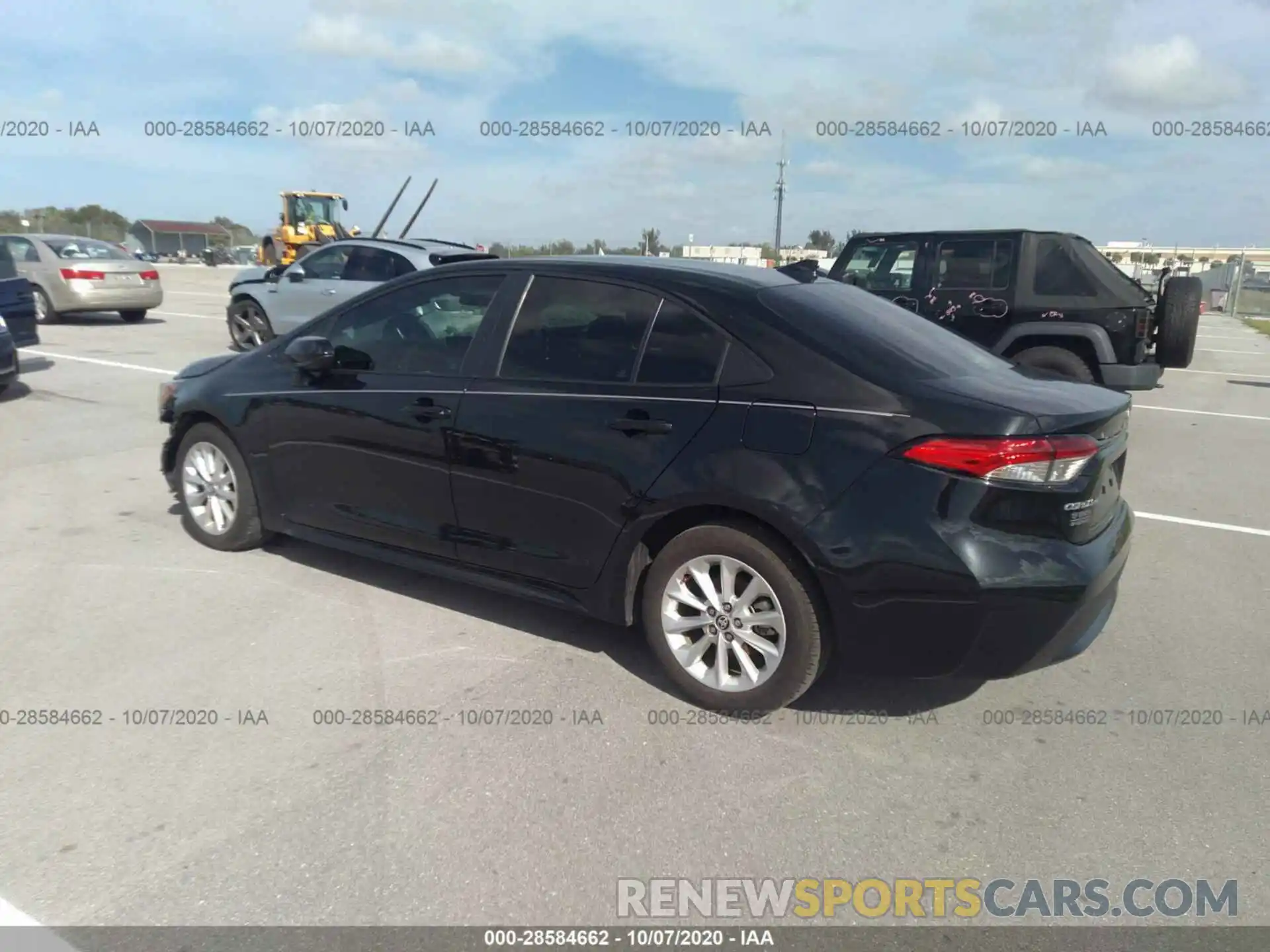 3 Photograph of a damaged car 5YFHPRAE9LP048815 TOYOTA COROLLA 2020