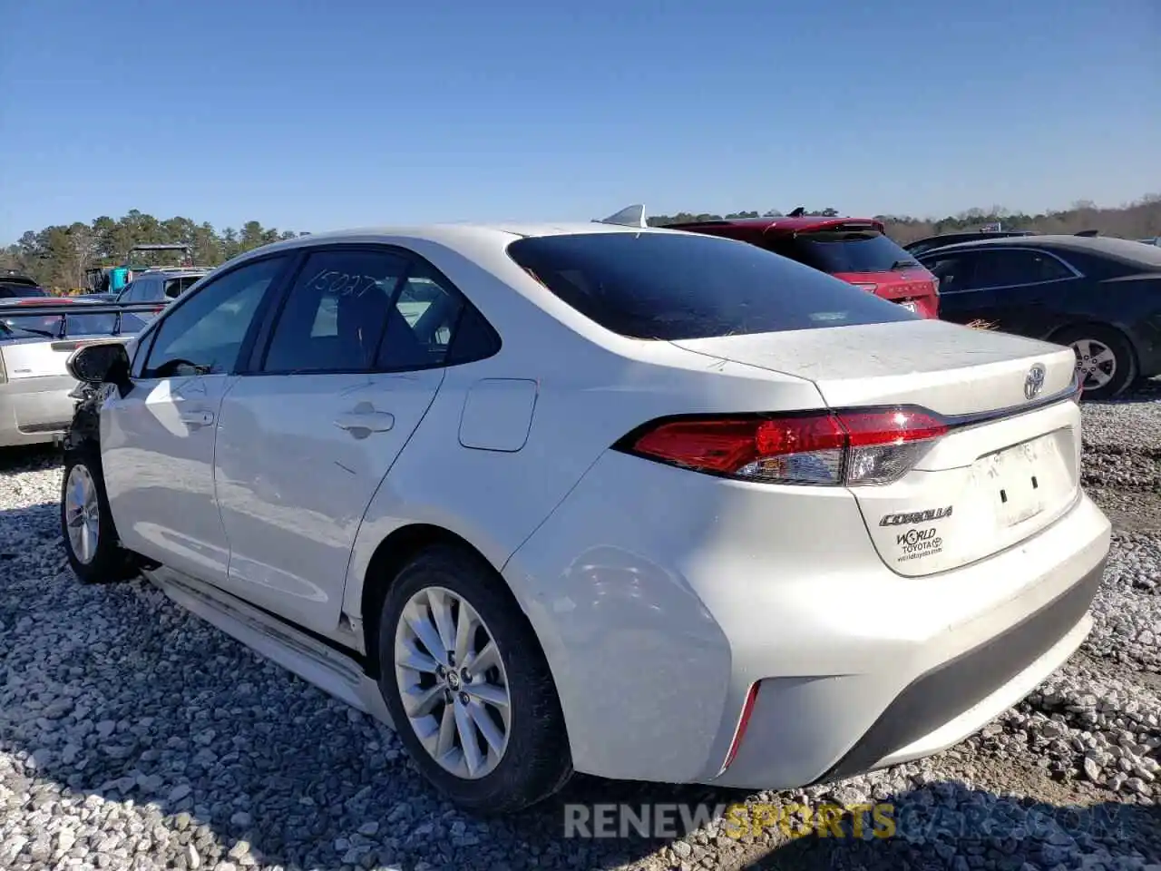 3 Photograph of a damaged car 5YFHPRAE9LP073293 TOYOTA COROLLA 2020