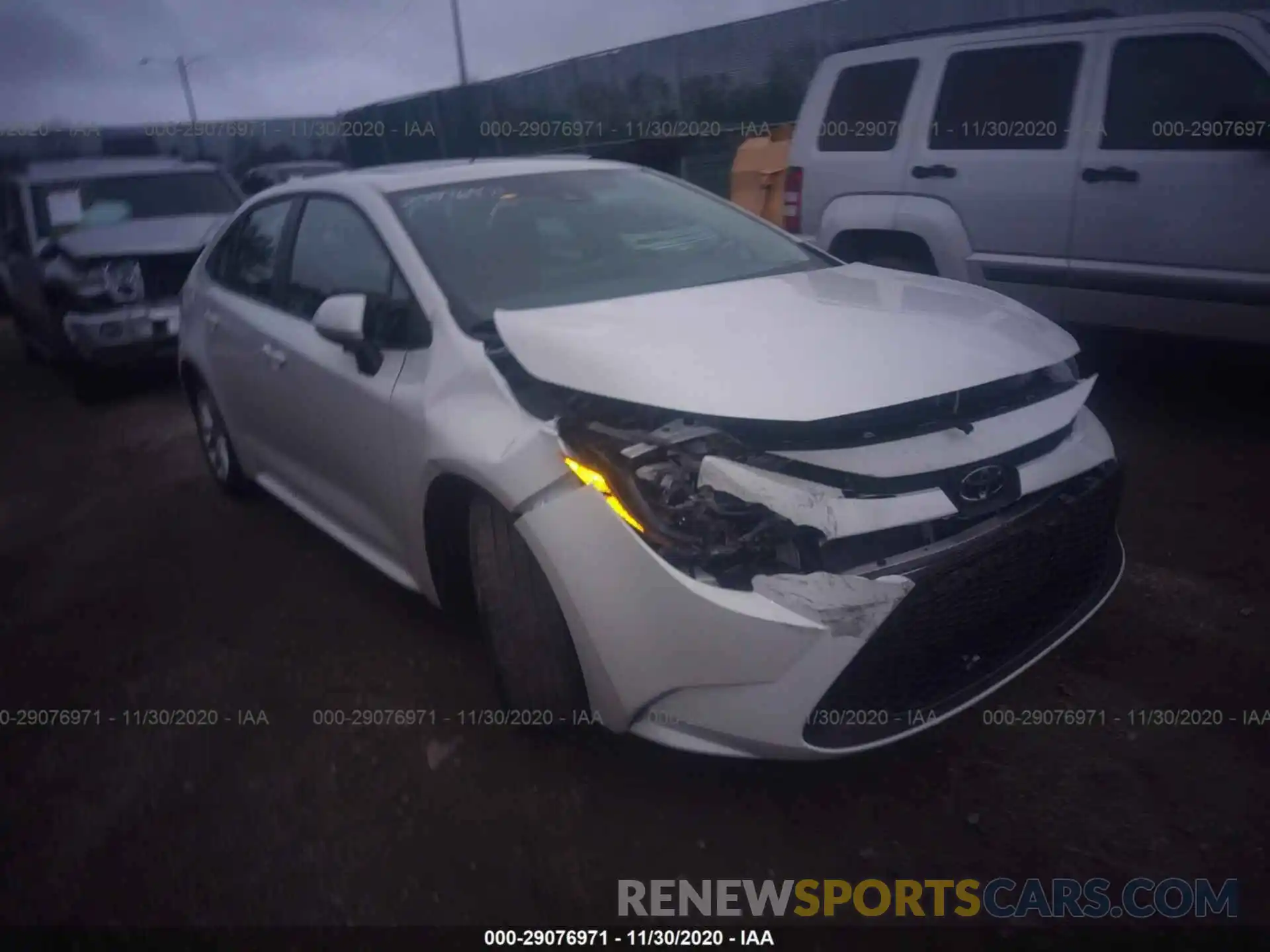 1 Photograph of a damaged car 5YFHPRAE9LP115221 TOYOTA COROLLA 2020