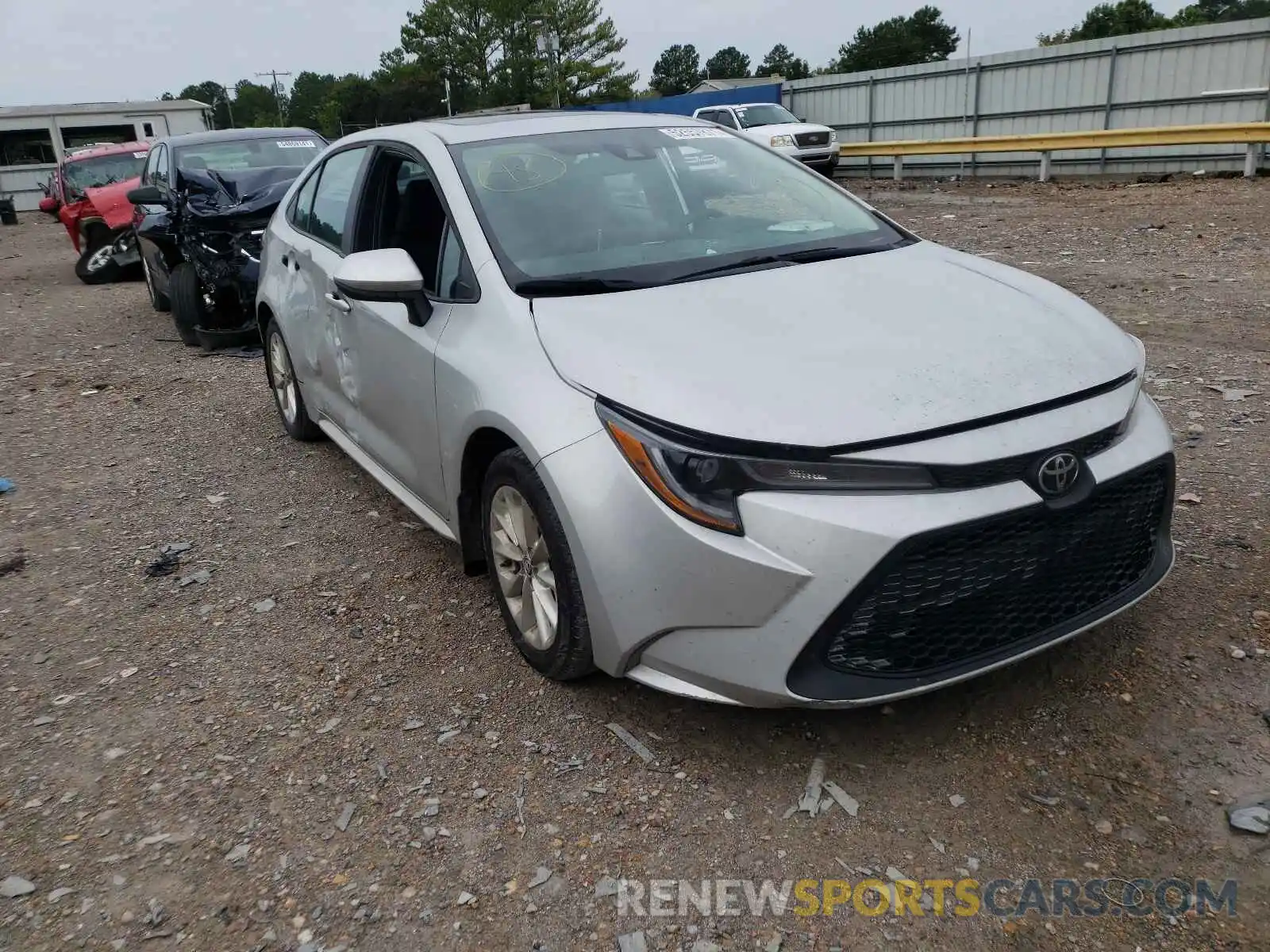 1 Photograph of a damaged car 5YFHPRAEXLP004838 TOYOTA COROLLA 2020