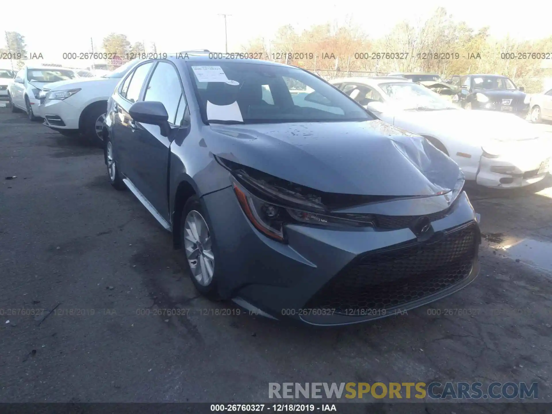 1 Photograph of a damaged car 5YFHPRAEXLP014446 TOYOTA COROLLA 2020