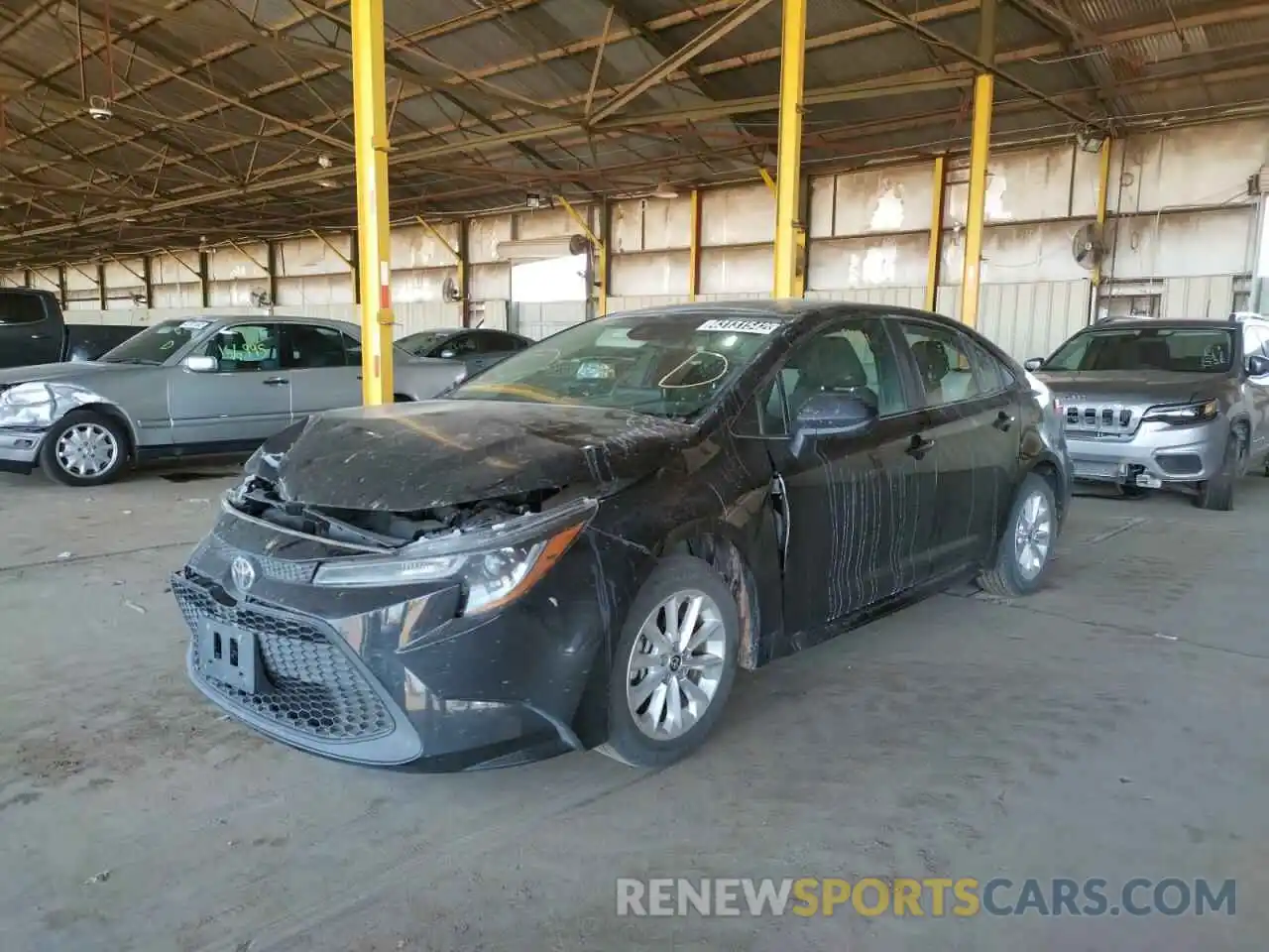 2 Photograph of a damaged car 5YFHPRAEXLP015743 TOYOTA COROLLA 2020