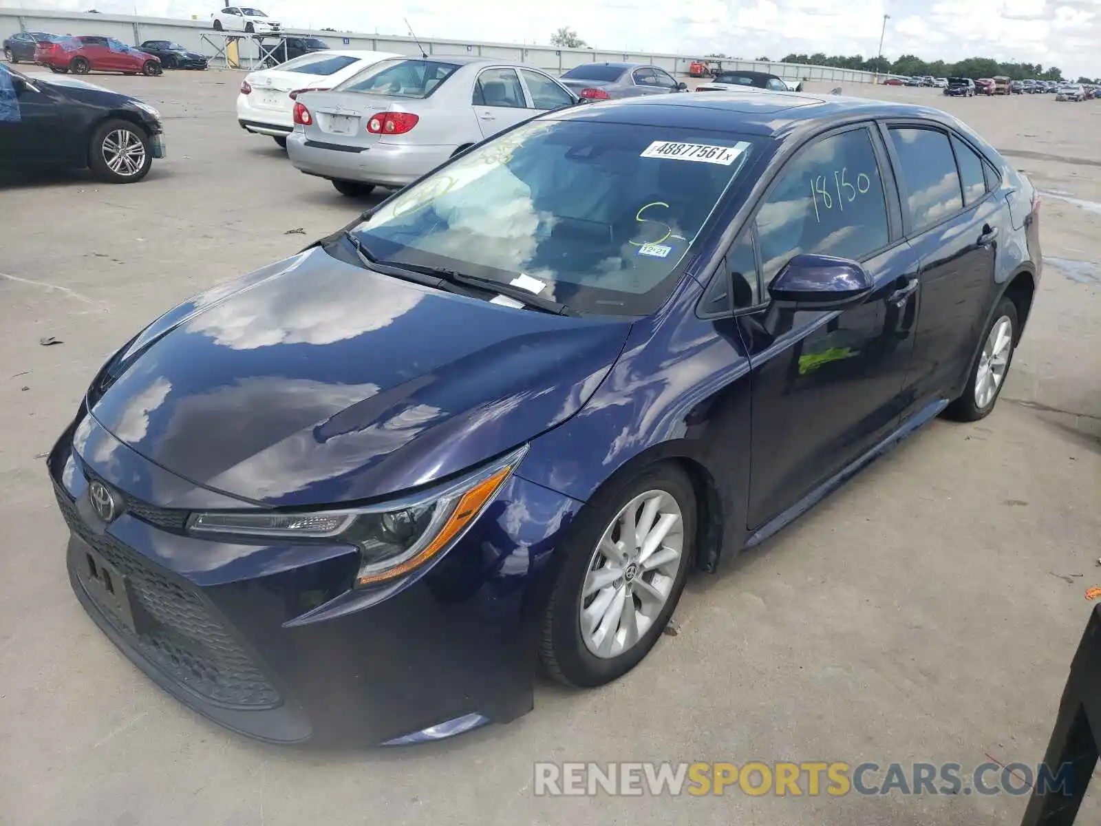 2 Photograph of a damaged car 5YFHPRAEXLP017718 TOYOTA COROLLA 2020