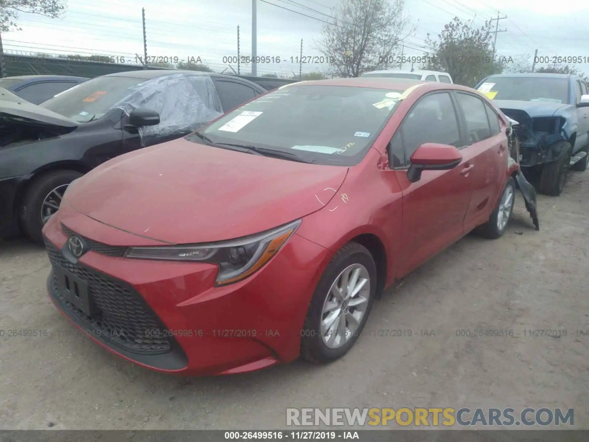 2 Photograph of a damaged car 5YFHPRAEXLP024071 TOYOTA COROLLA 2020