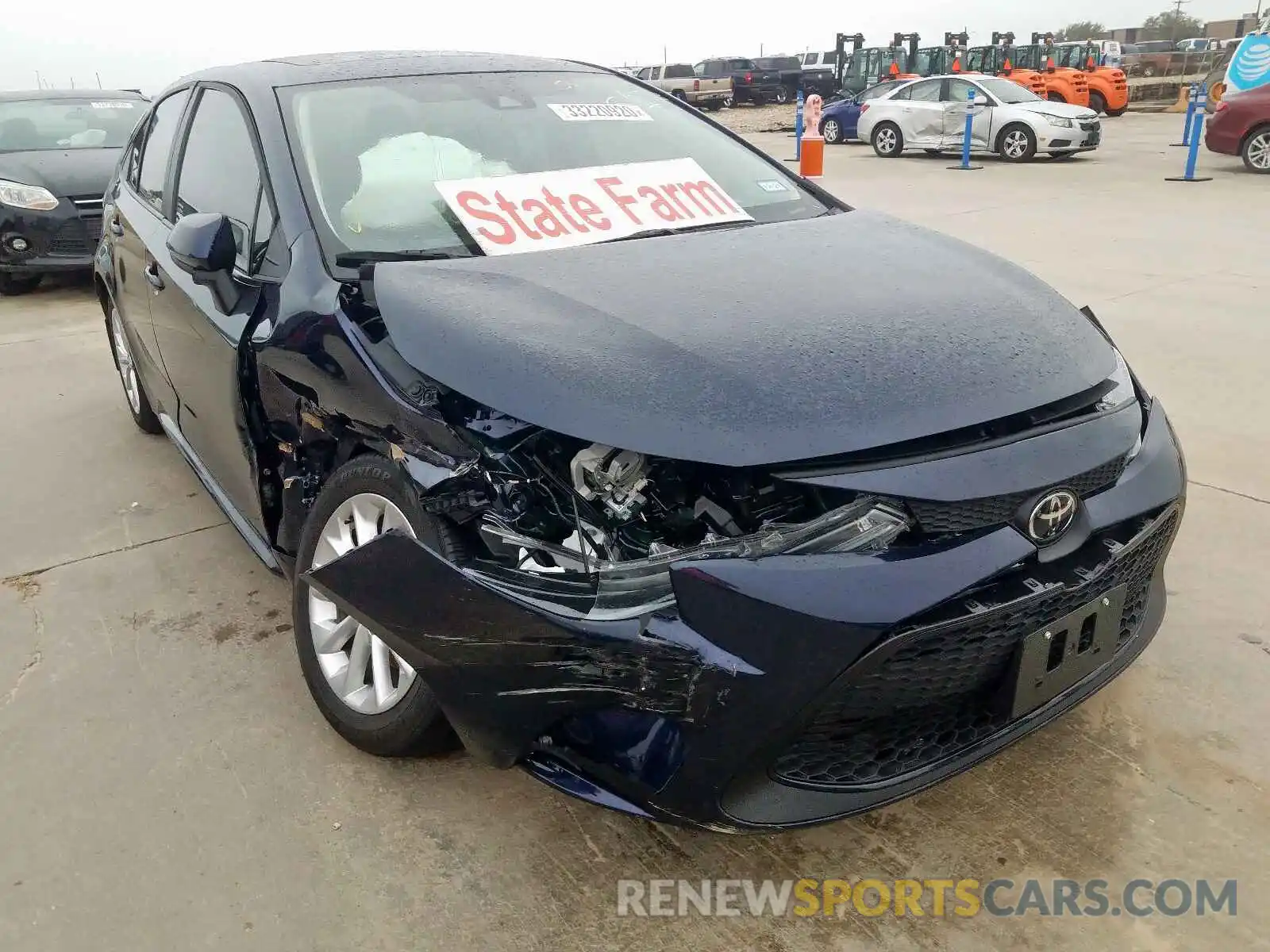 1 Photograph of a damaged car 5YFHPRAEXLP024216 TOYOTA COROLLA 2020